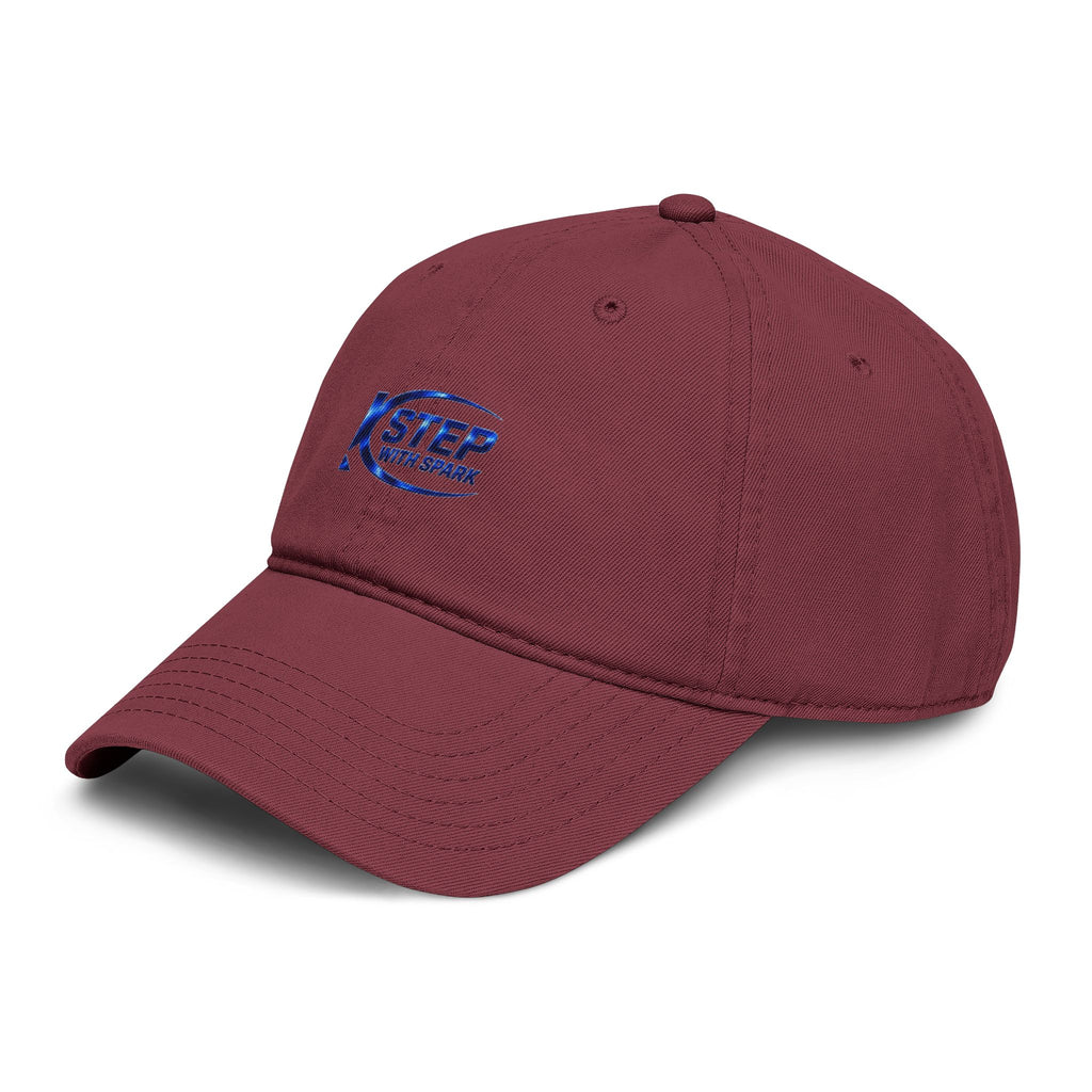 Washed Baseball Cap — "Step with Spark" Embroidered Logo Hat