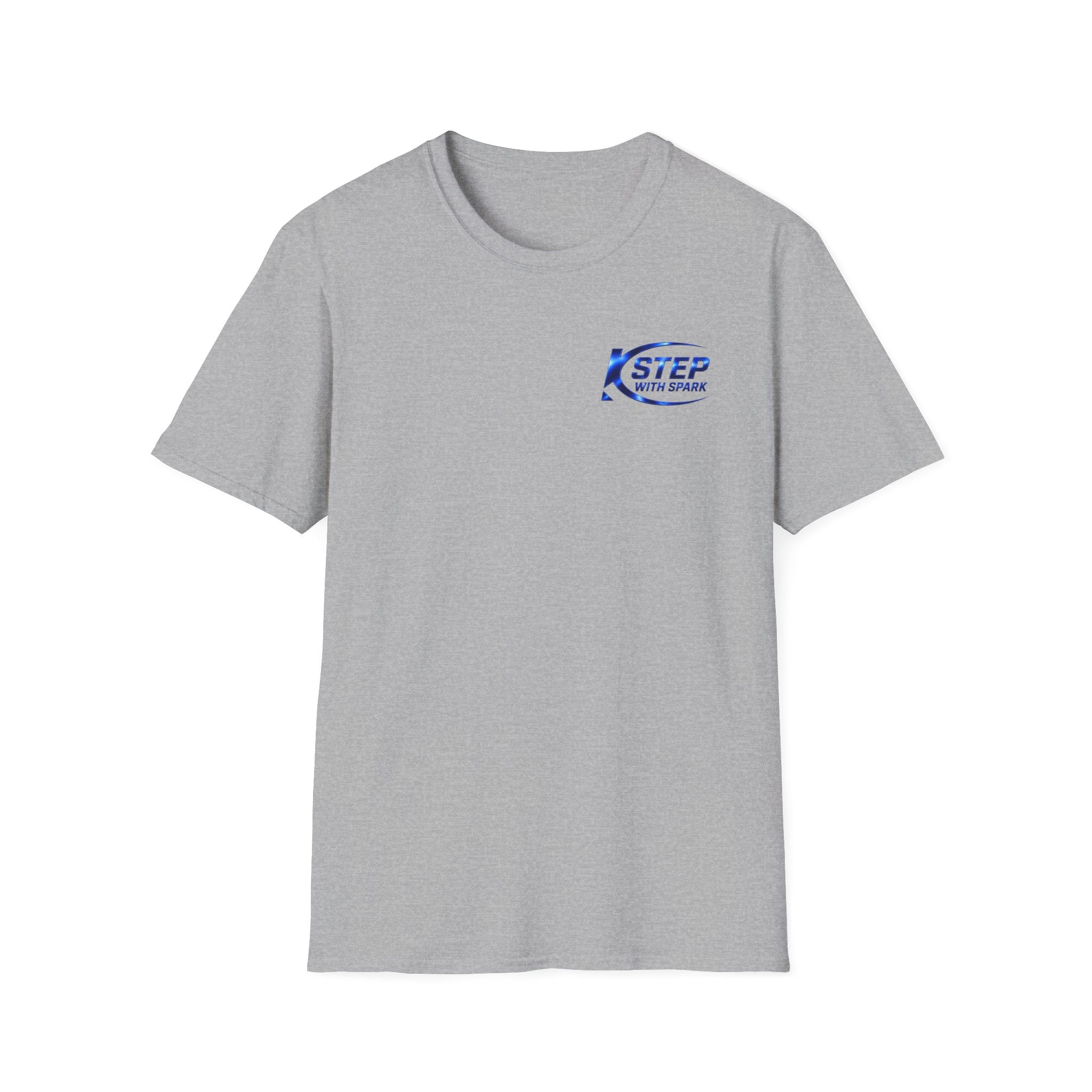 Step With Spark Logo T-Shirt — Minimal Motivational Tee
