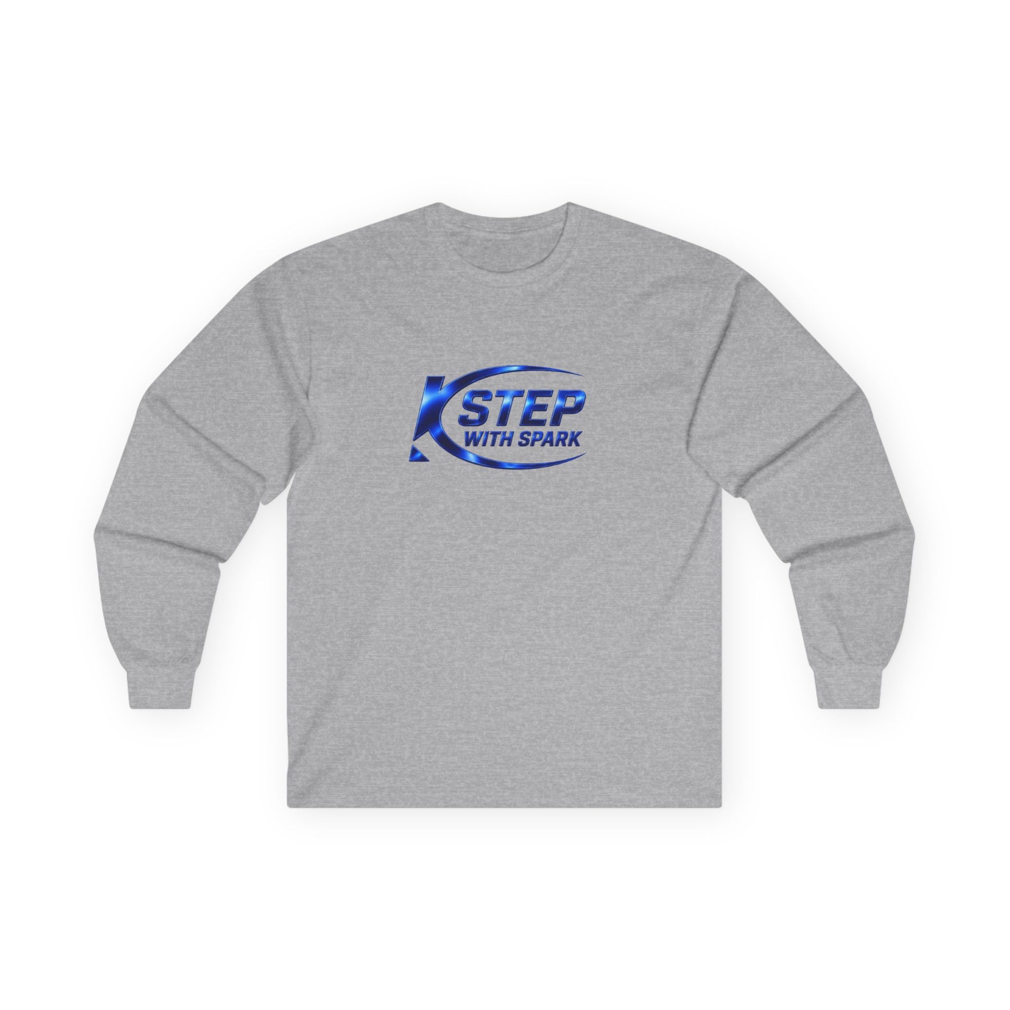 Long Sleeve Tee - "Step with Spark" Logo Athletic Casual