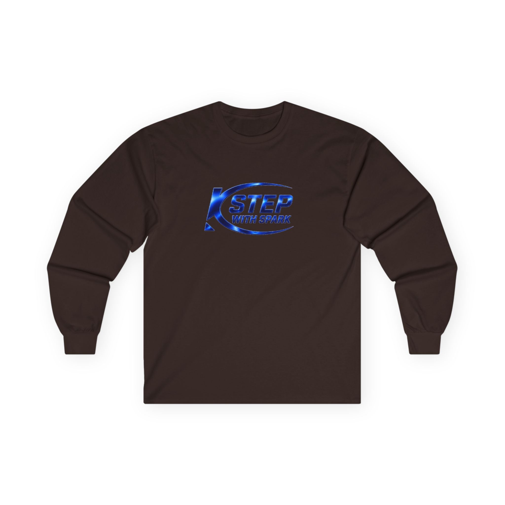 Long Sleeve Tee - "Step with Spark" Logo Athletic Casual