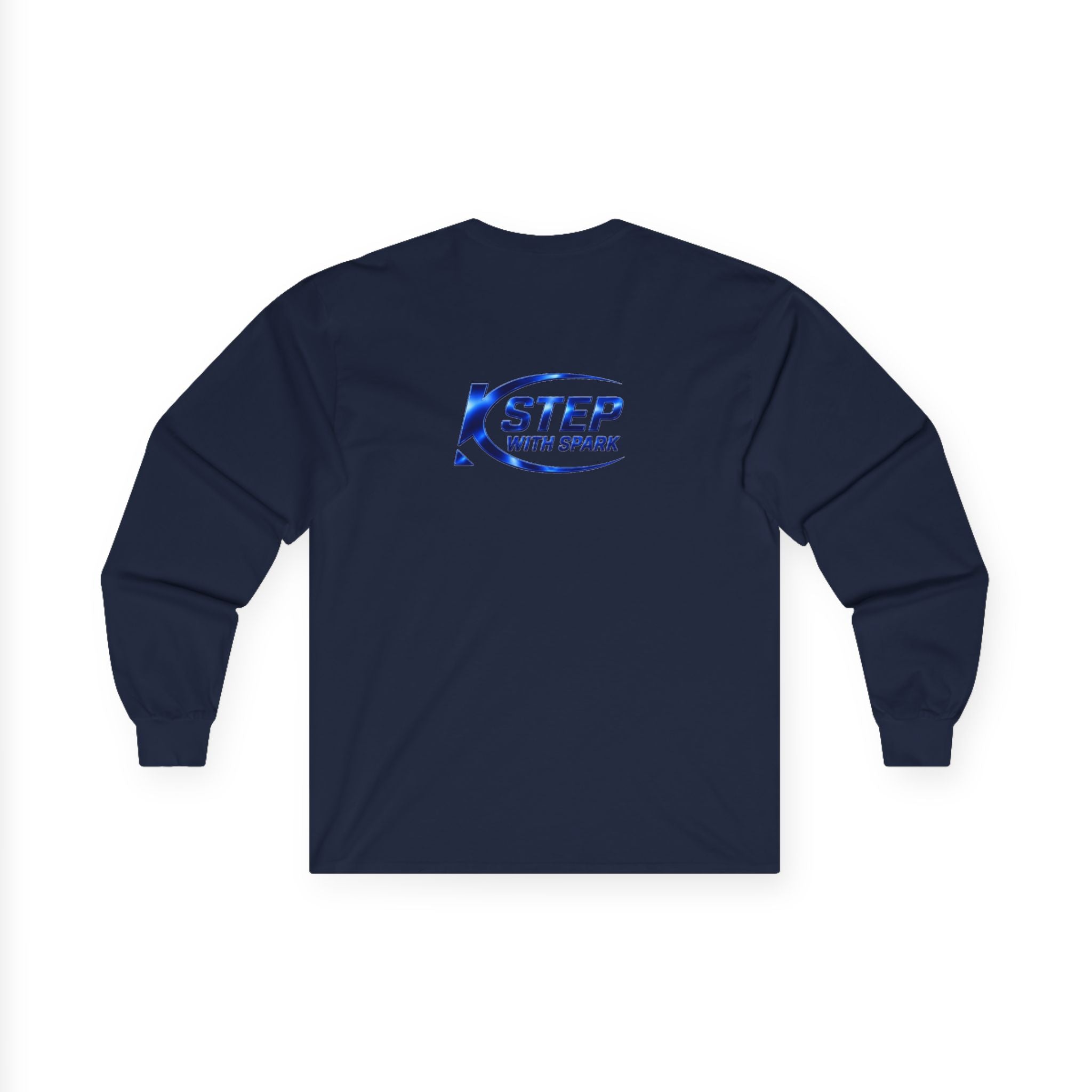 Long Sleeve Tee - "Step with Spark" Logo Athletic Casual