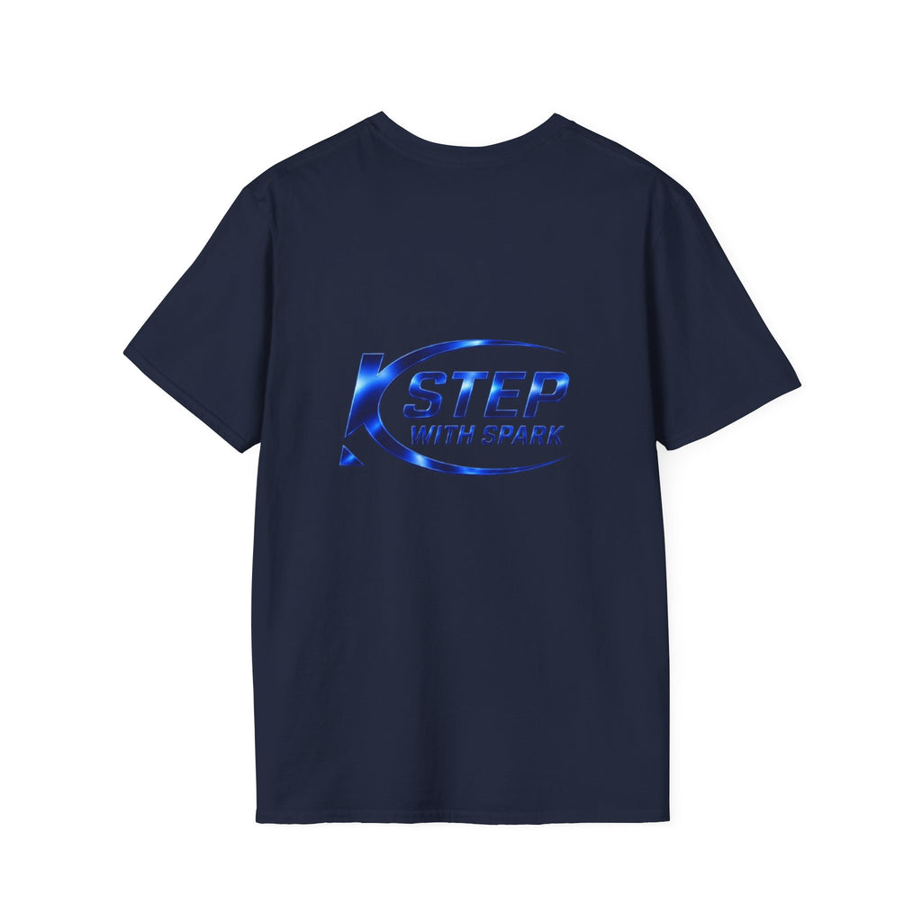 Step With Spark Logo T-Shirt — Minimal Motivational Tee