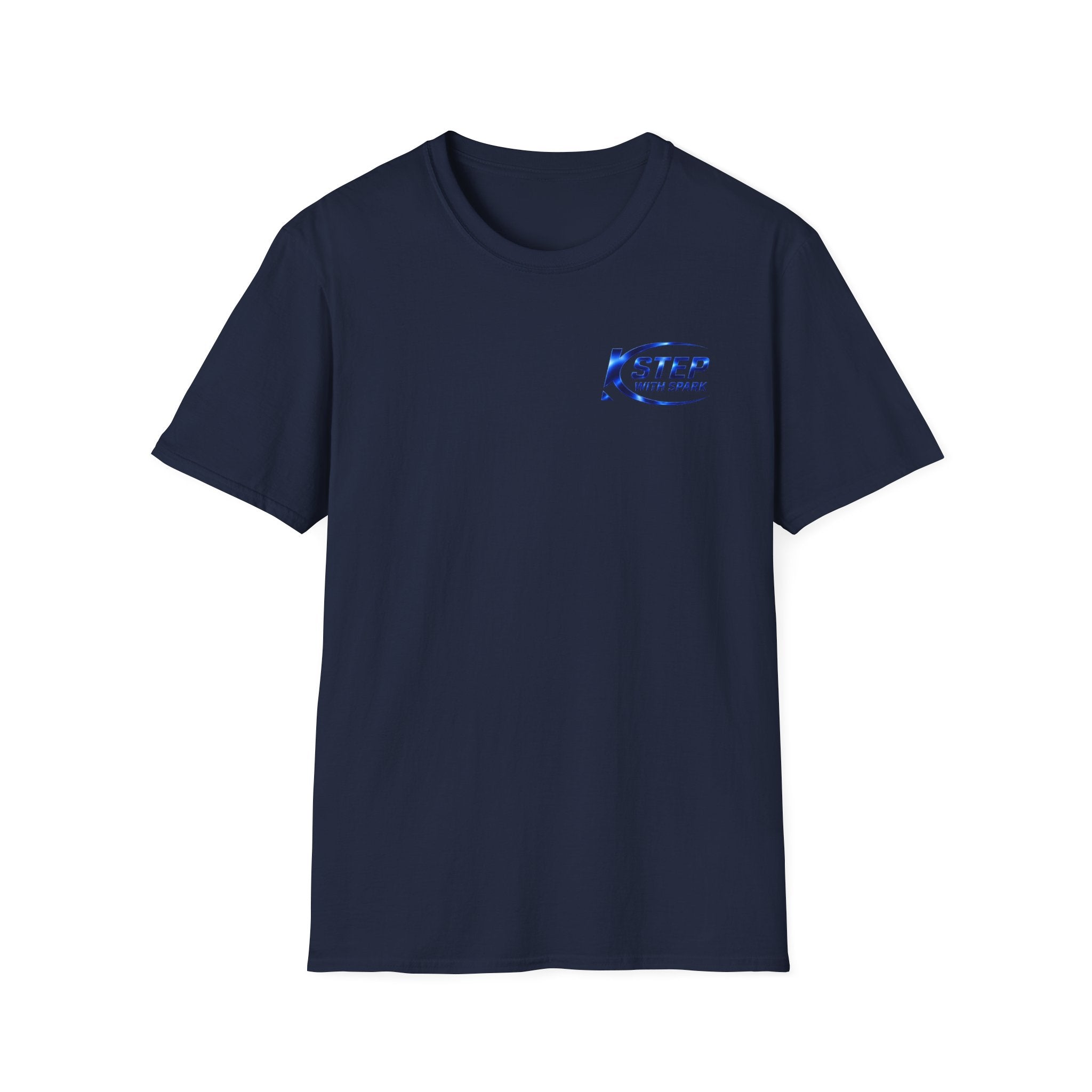 Step With Spark Logo T-Shirt — Minimal Motivational Tee