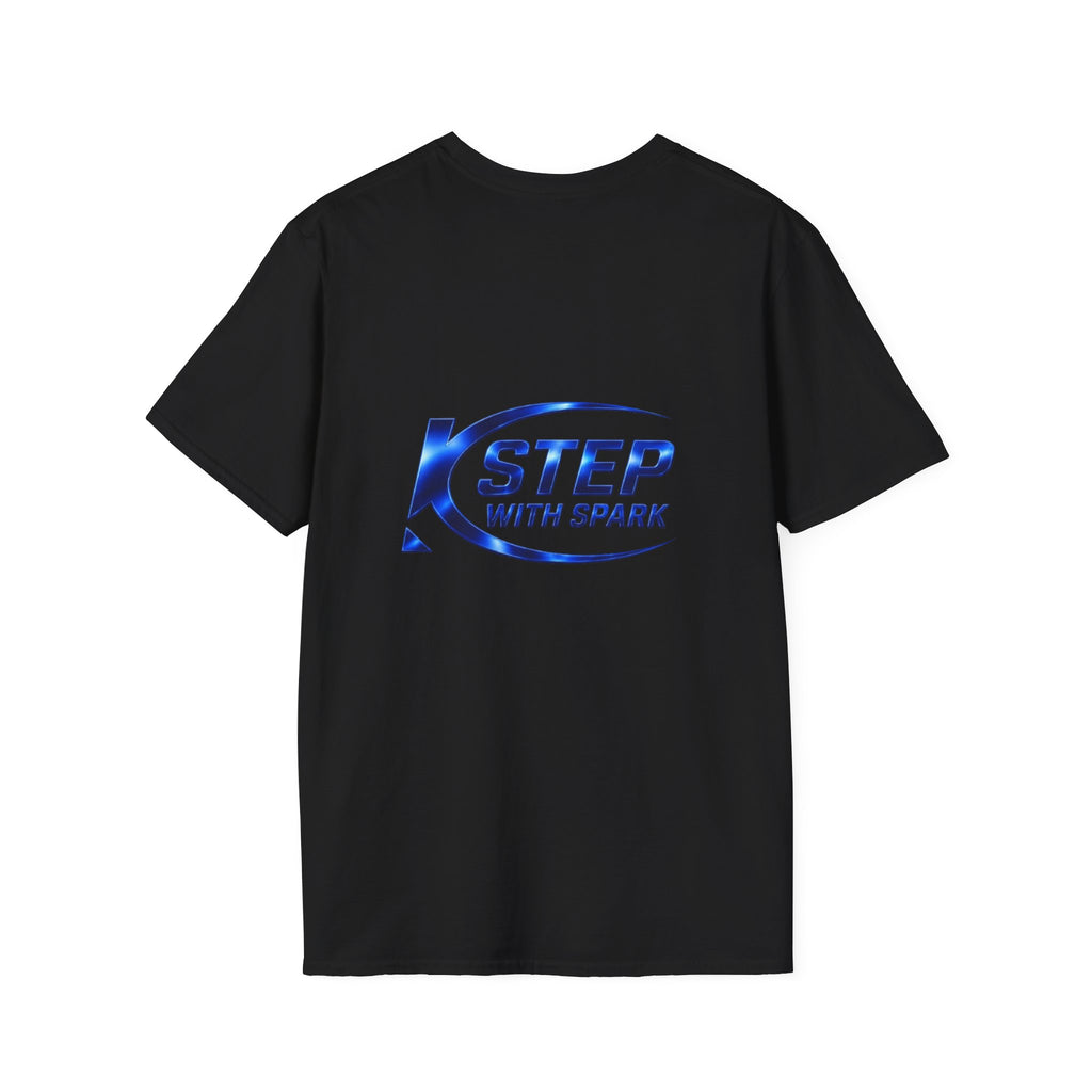 Step With Spark Logo T-Shirt — Minimal Motivational Tee