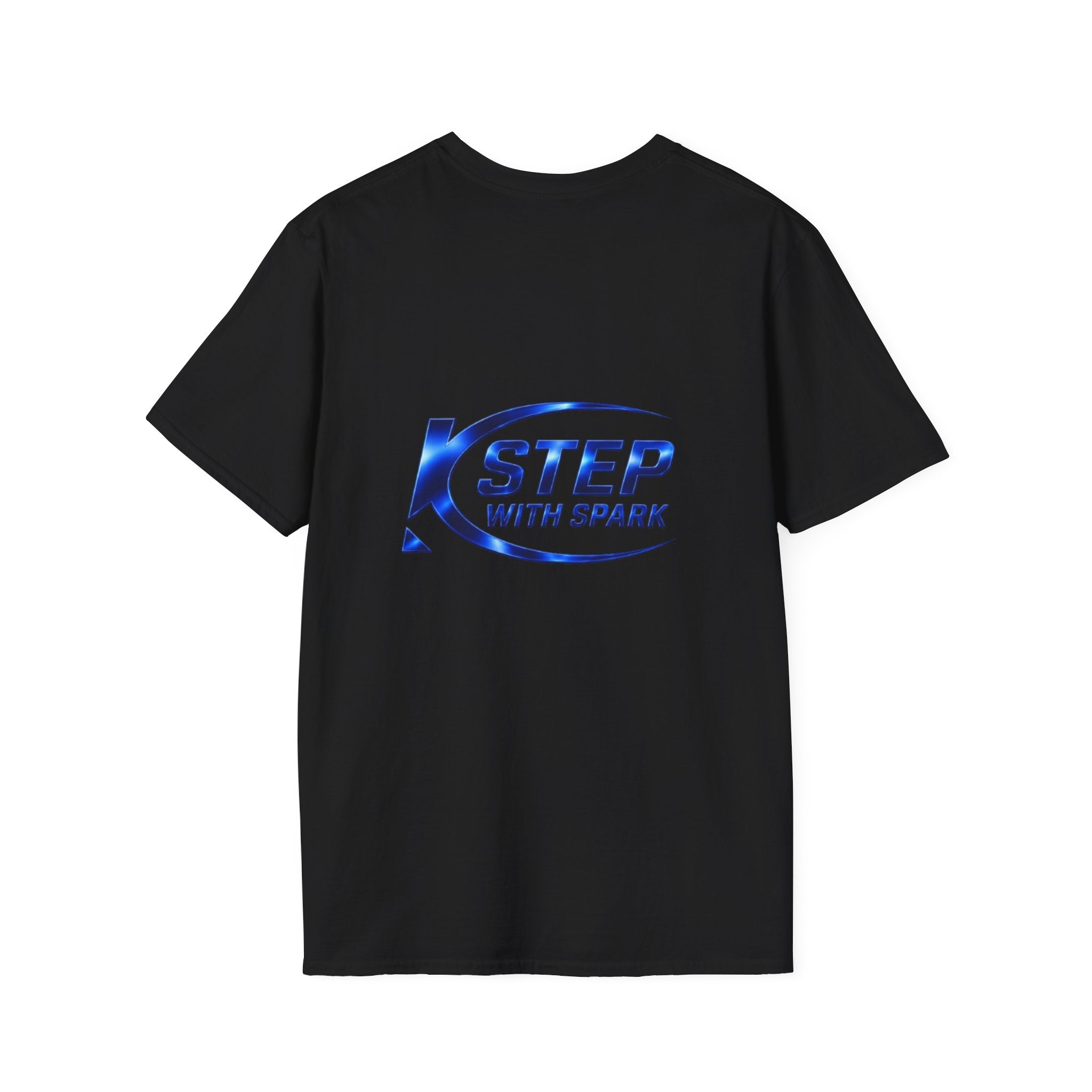 Step With Spark Logo T-Shirt — Minimal Motivational Tee