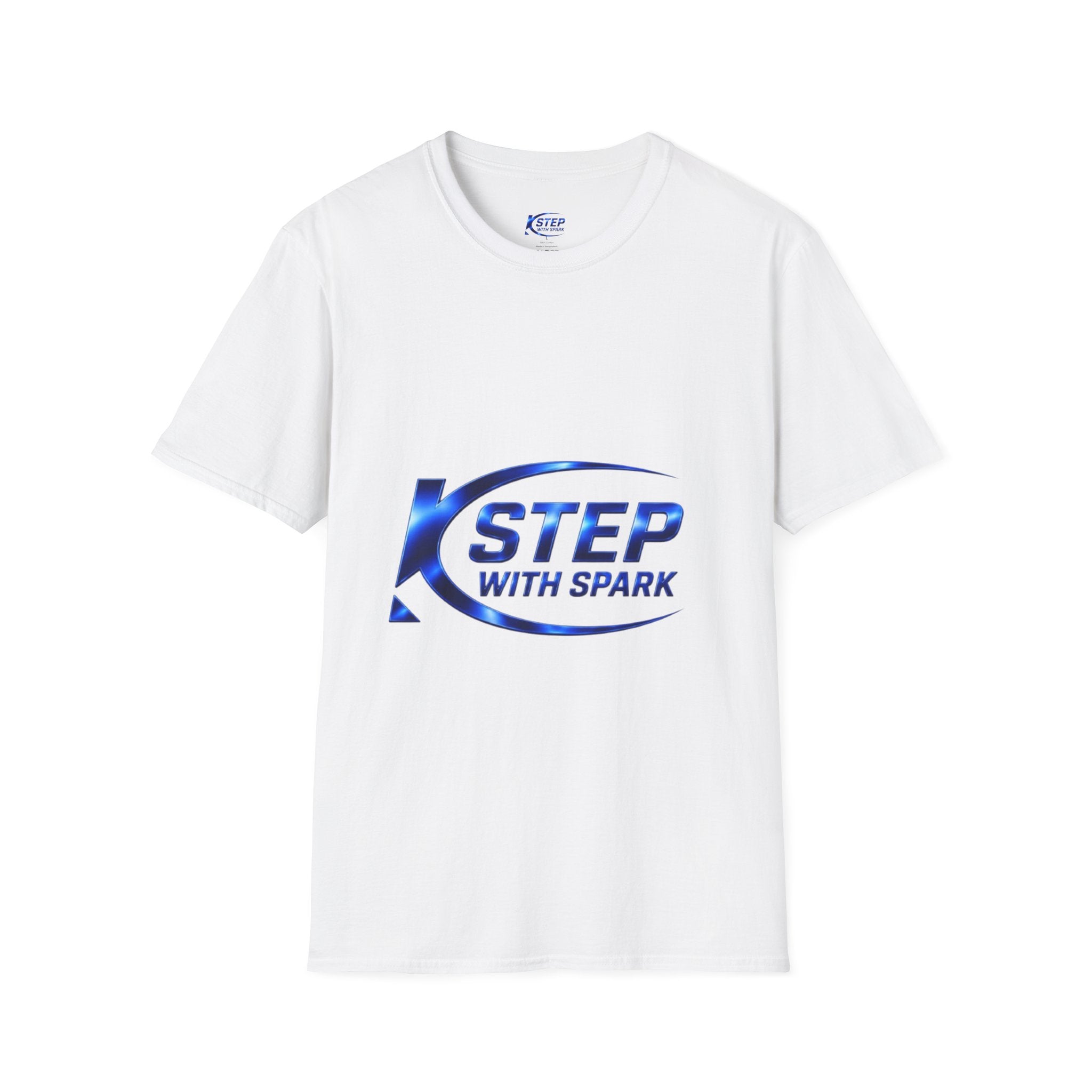 Step With Spark Logo T-Shirt — Motivational Athletic Crew Tee