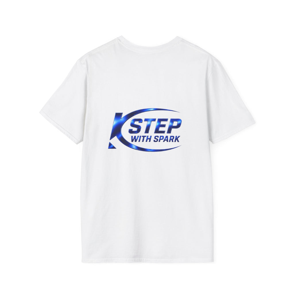 Step With Spark Logo T-Shirt — Minimal Motivational Tee