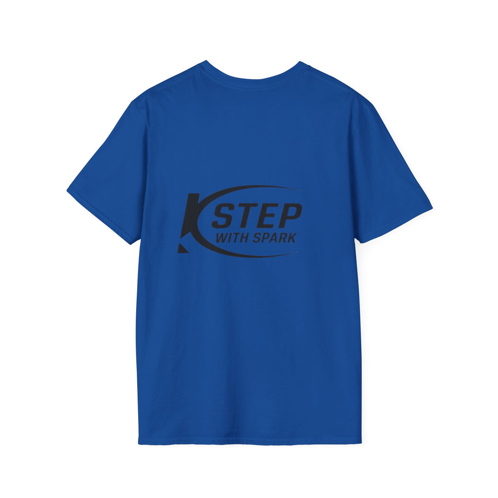 Step With Spark Logo T-Shirt — Minimal Athletic Casual Tee