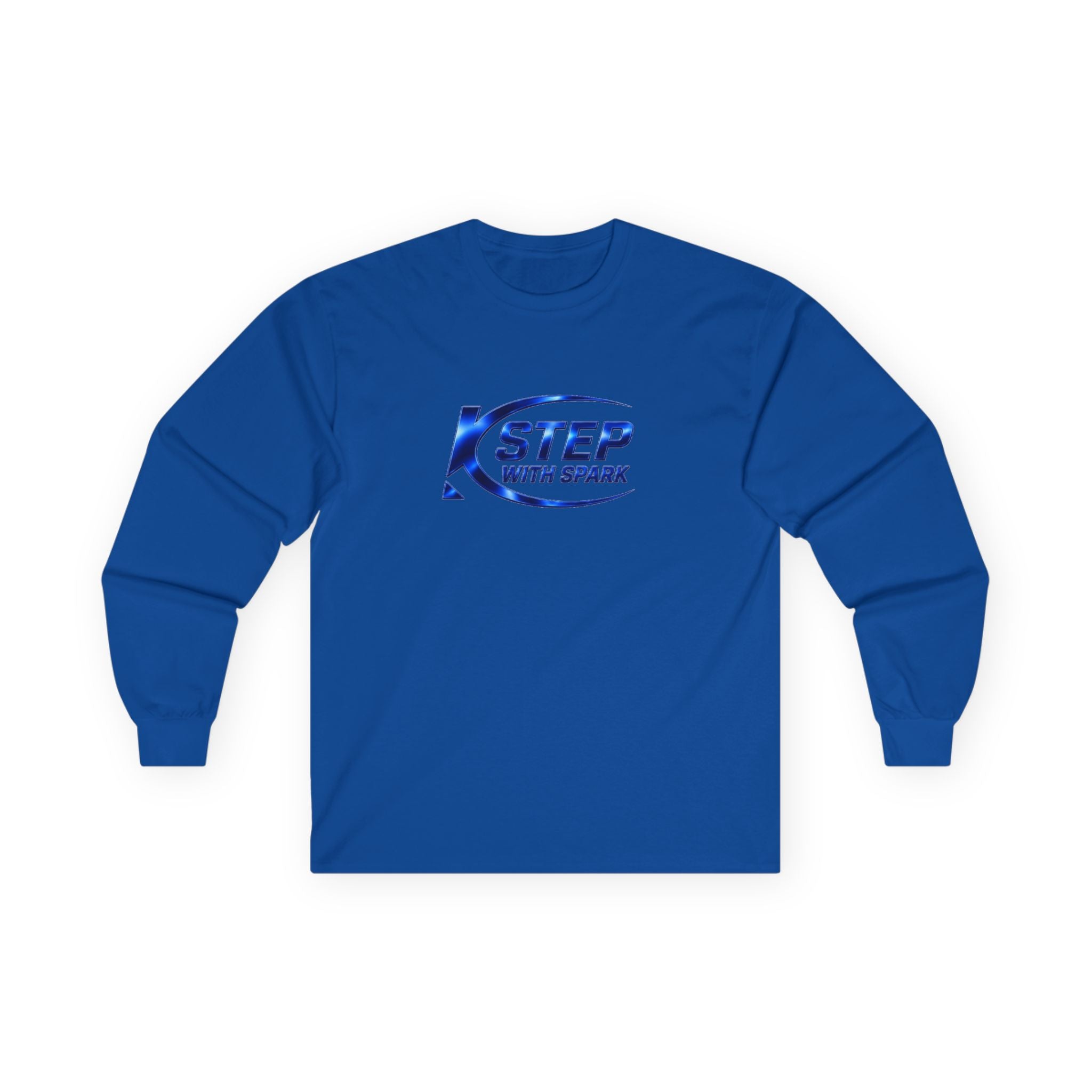 Long Sleeve Tee - "Step with Spark" Logo Athletic Casual