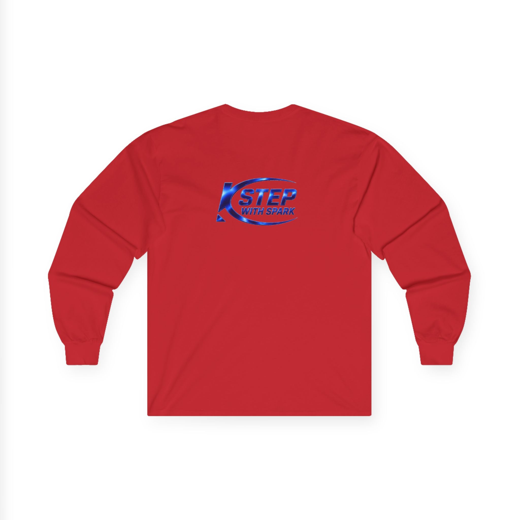 Long Sleeve Tee - "Step with Spark" Logo Athletic Casual