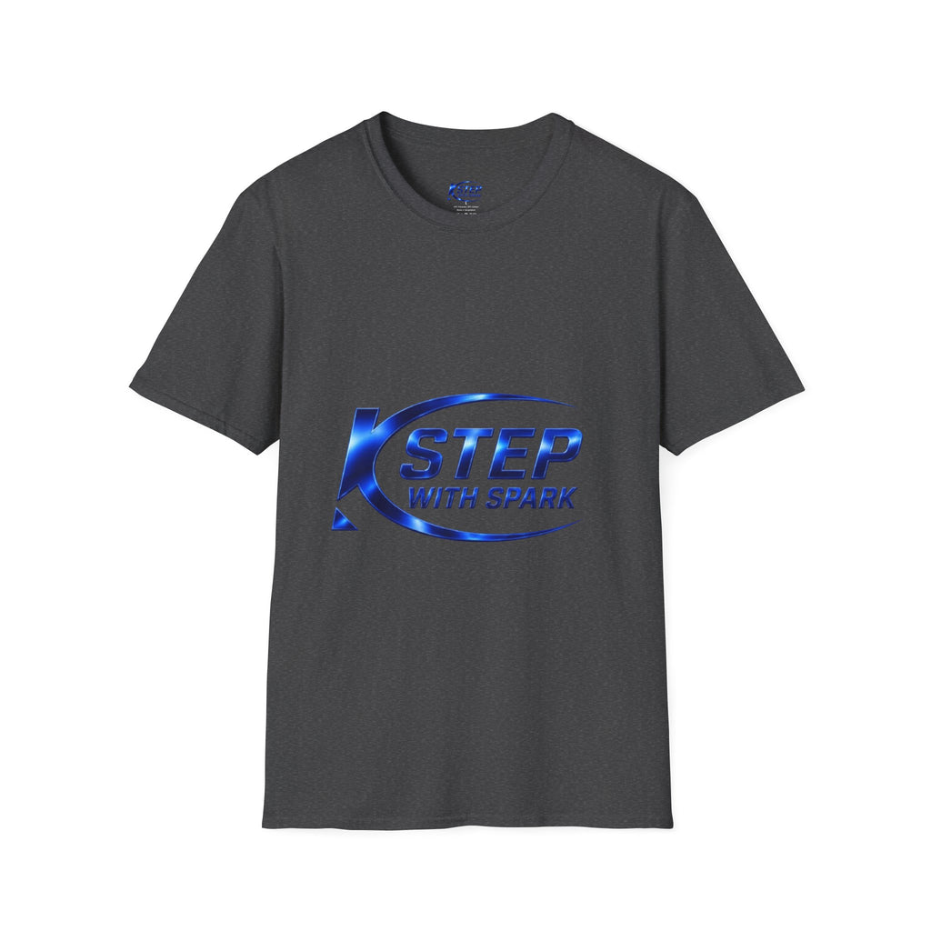 Step With Spark Logo T-Shirt — Motivational Athletic Crew Tee