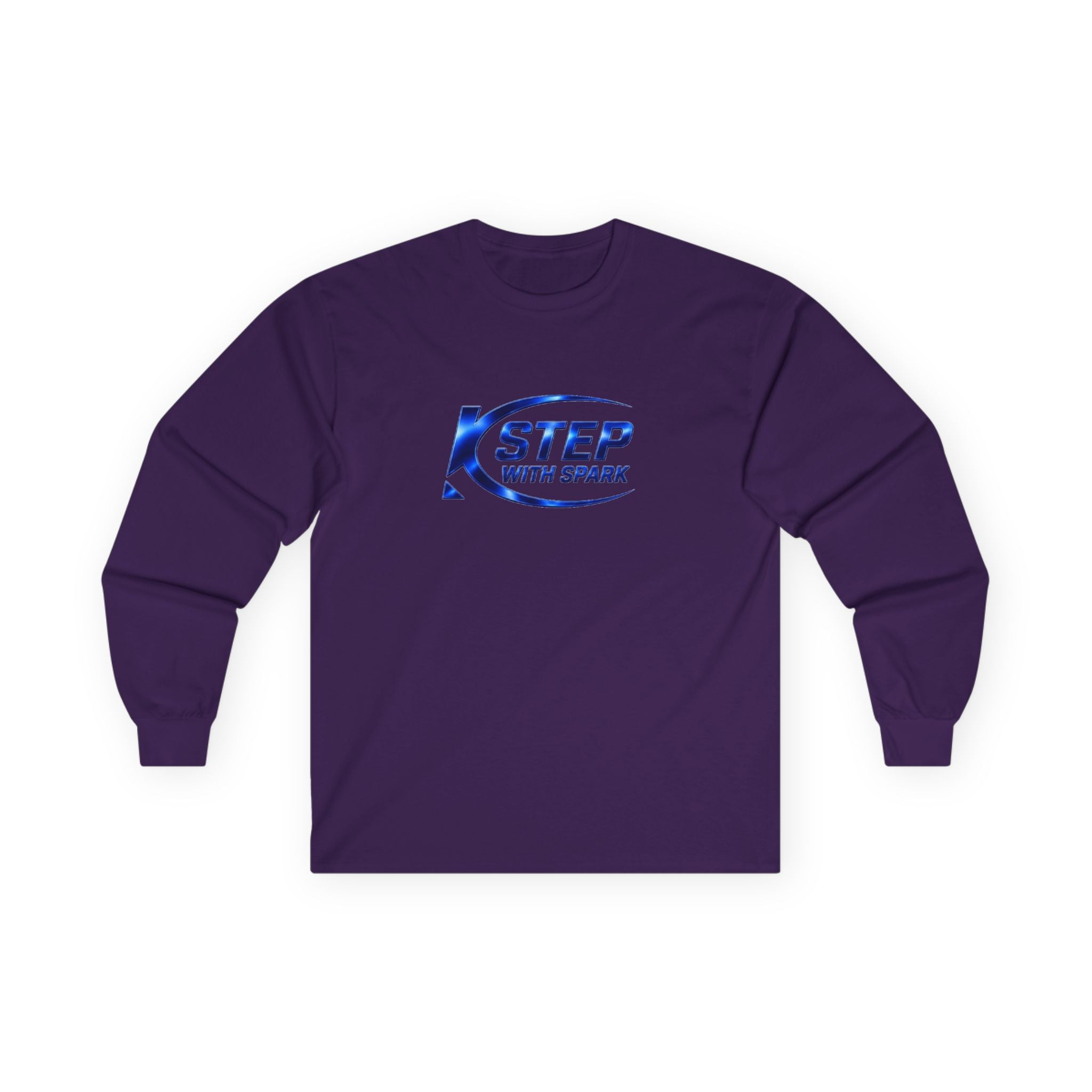 Long Sleeve Tee - "Step with Spark" Logo Athletic Casual