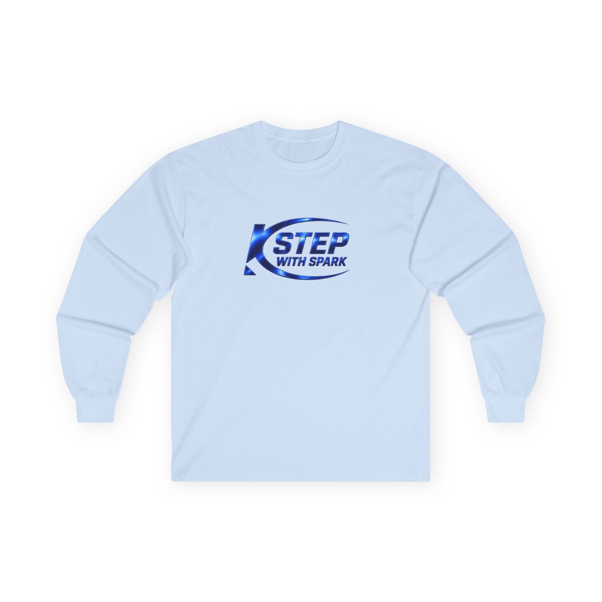 Long Sleeve Tee - "Step with Spark" Logo Athletic Casual