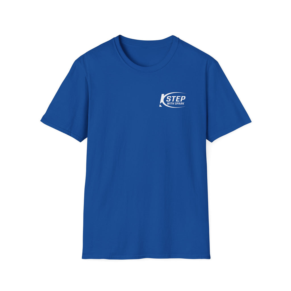 Step With Spark Logo T-Shirt — Motivational Casual Tee