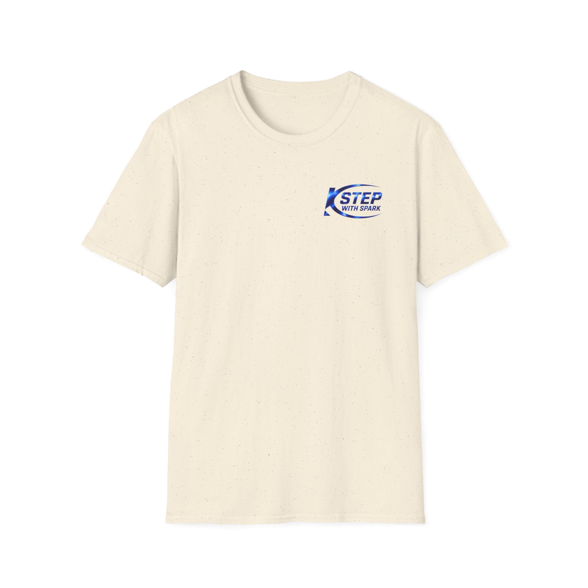 Step With Spark Logo T-Shirt — Minimal Motivational Tee