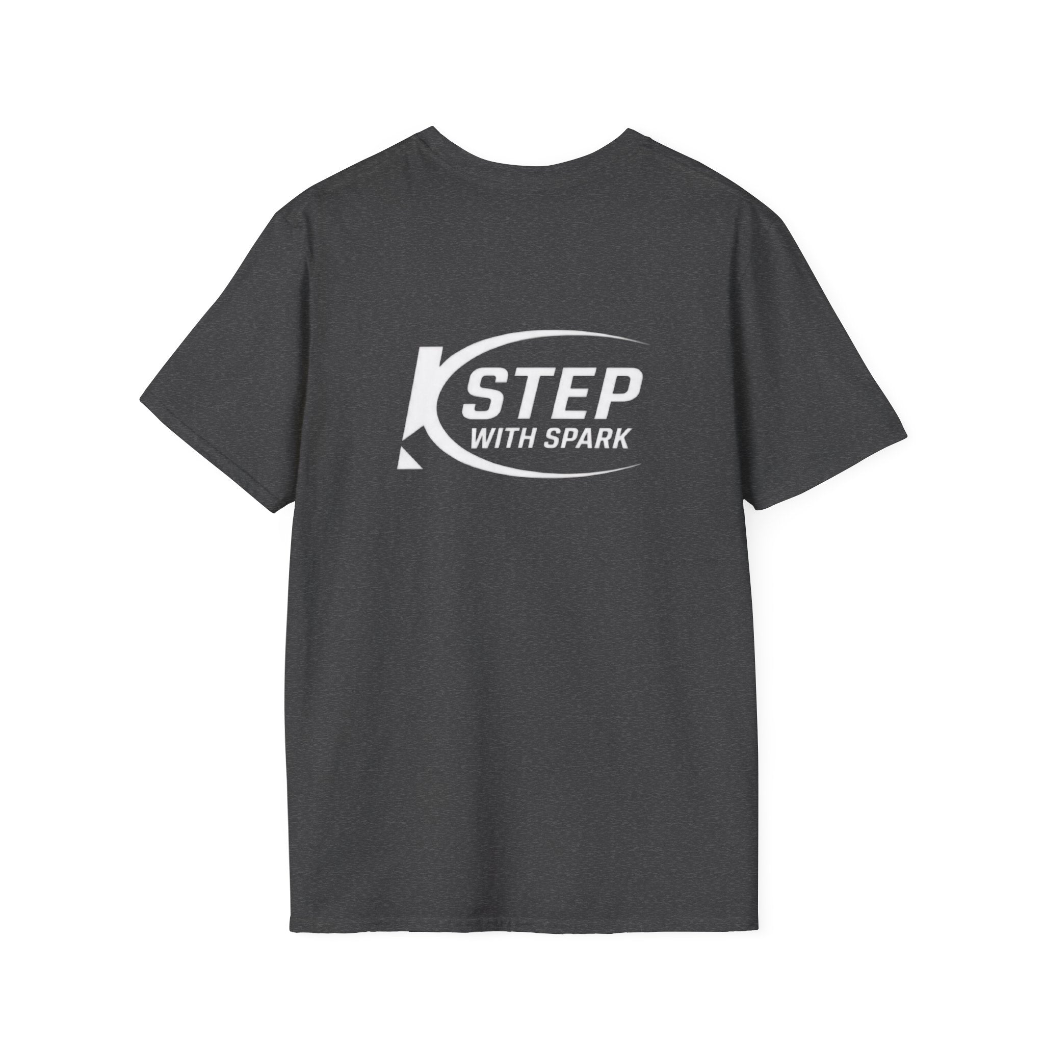 Step With Spark Logo T-Shirt — Motivational Casual Tee