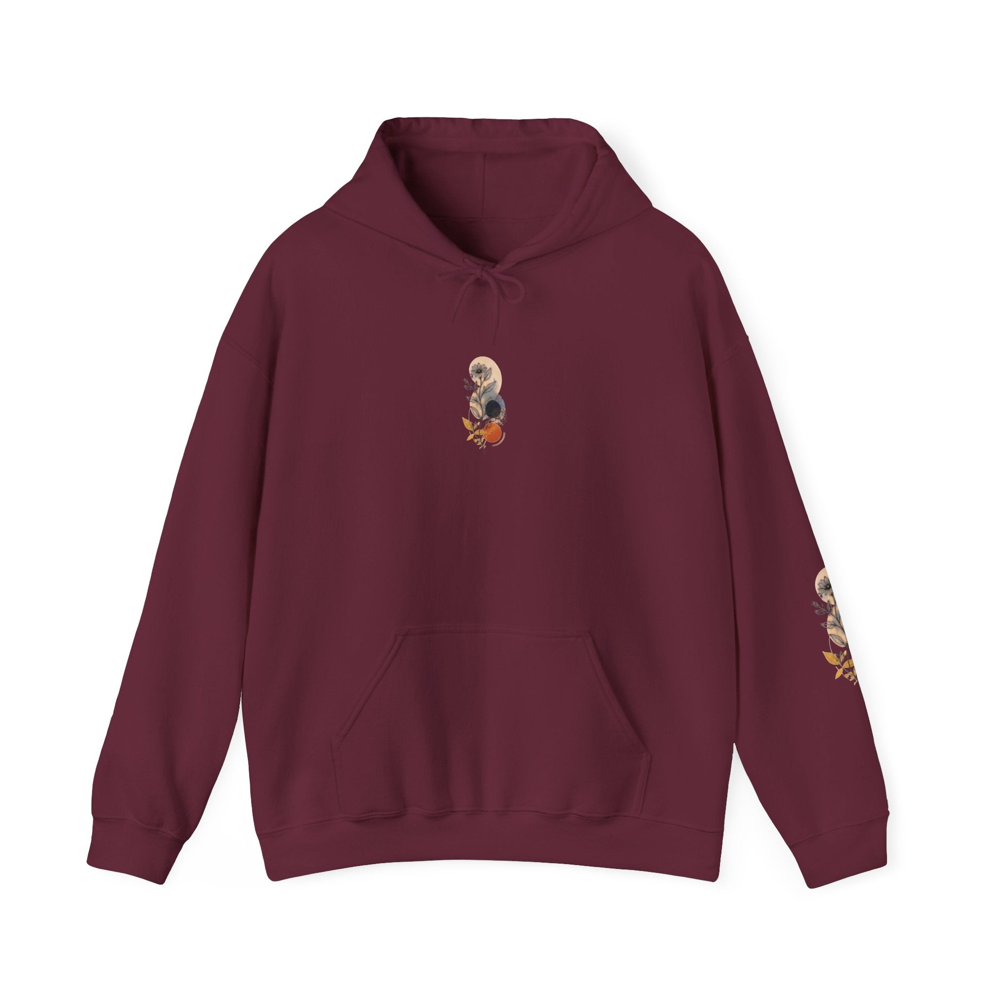 Floral Moon Phases Hoodie