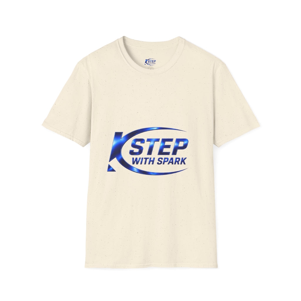 Step With Spark Logo T-Shirt — Motivational Athletic Crew Tee