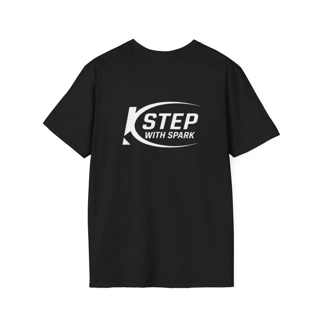 Step With Spark Logo T-Shirt — Motivational Casual Tee