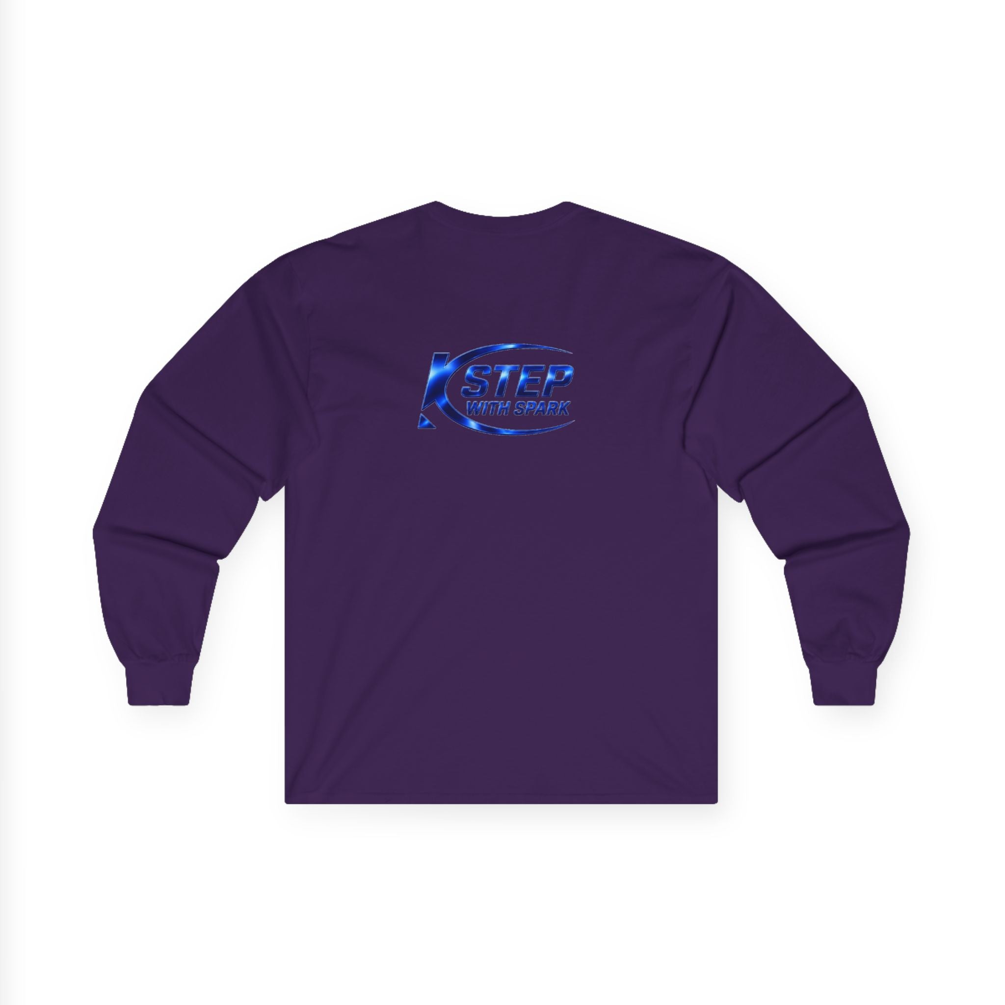 Long Sleeve Tee - "Step with Spark" Logo Athletic Casual