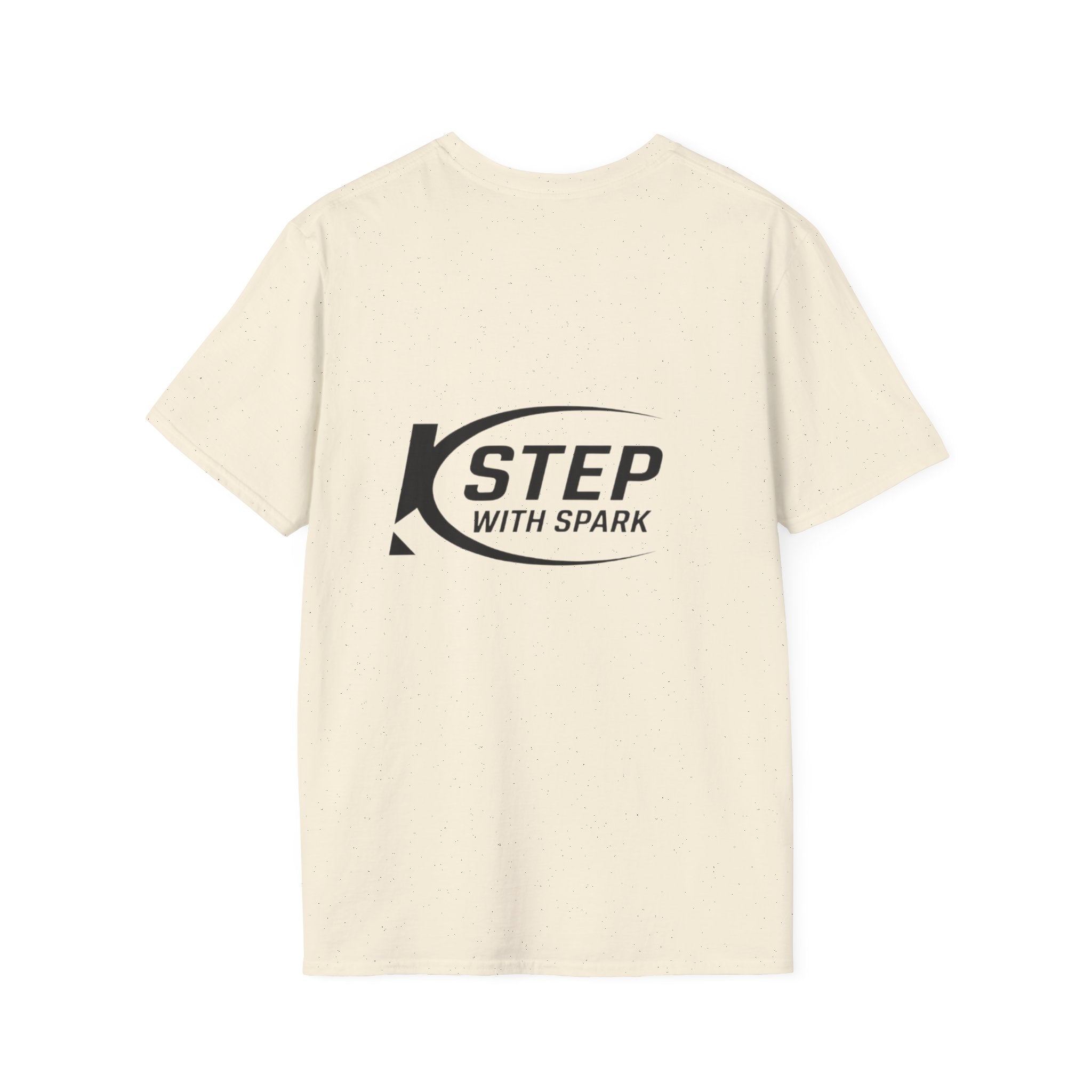Step With Spark Logo T-Shirt — Minimal Athletic Casual Tee
