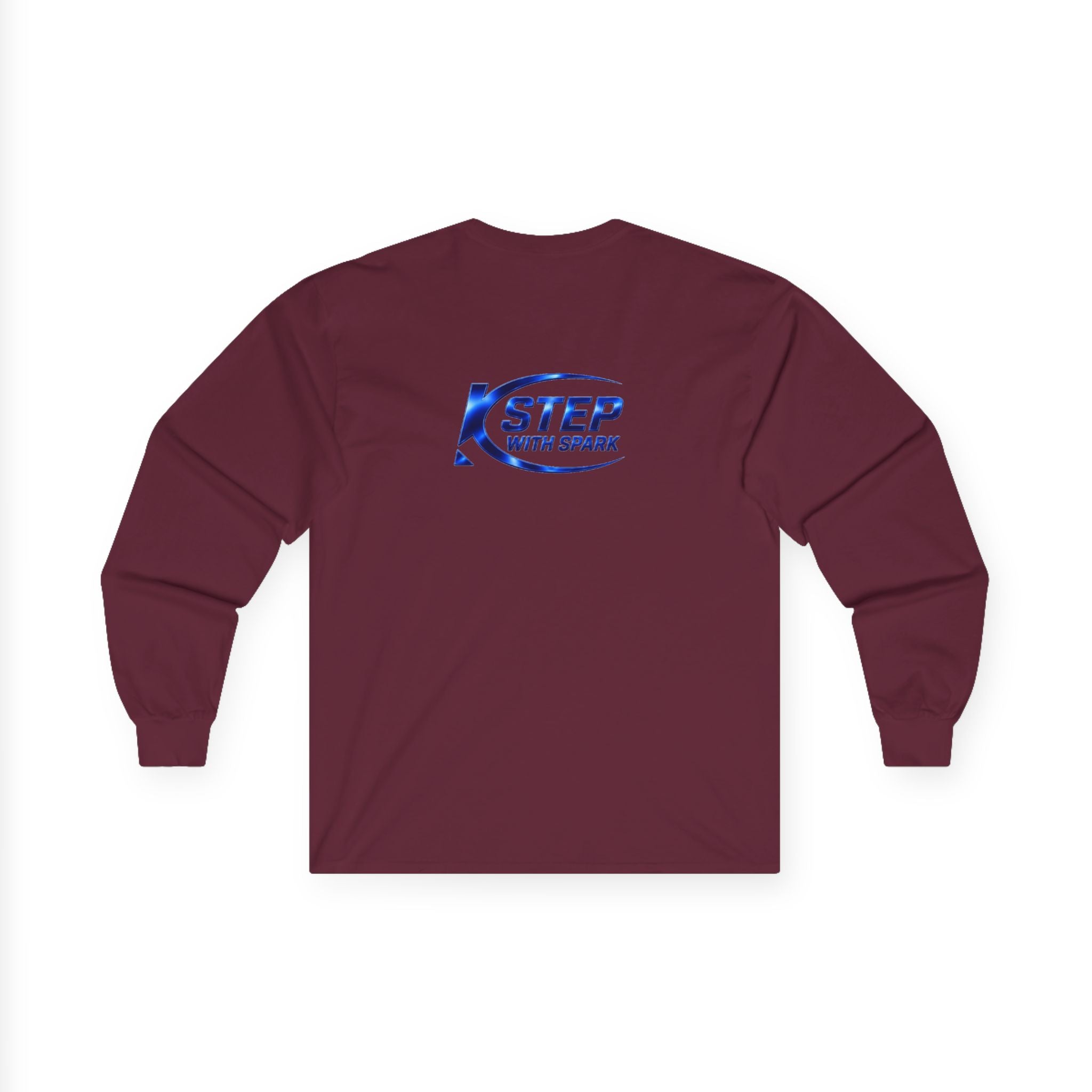 Long Sleeve Tee - "Step with Spark" Logo Athletic Casual
