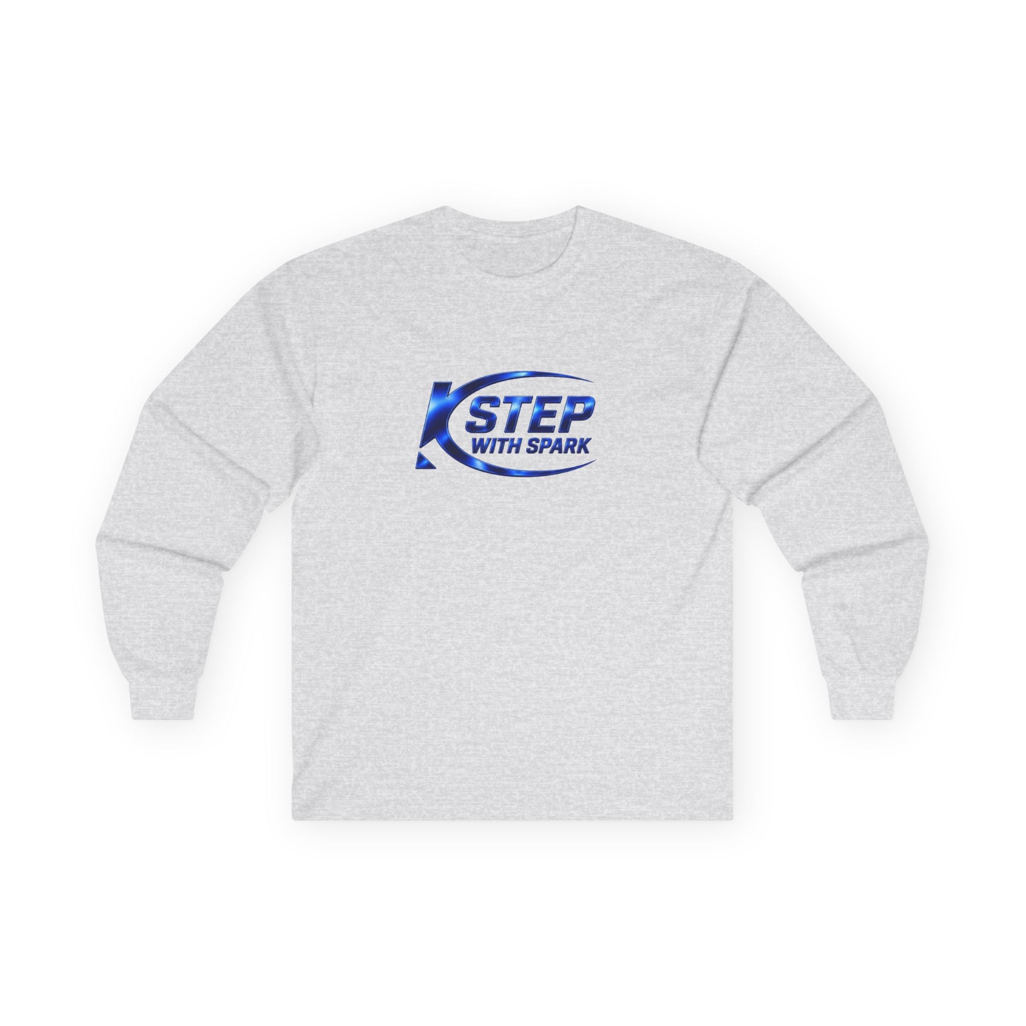 Long Sleeve Tee - "Step with Spark" Logo Athletic Casual