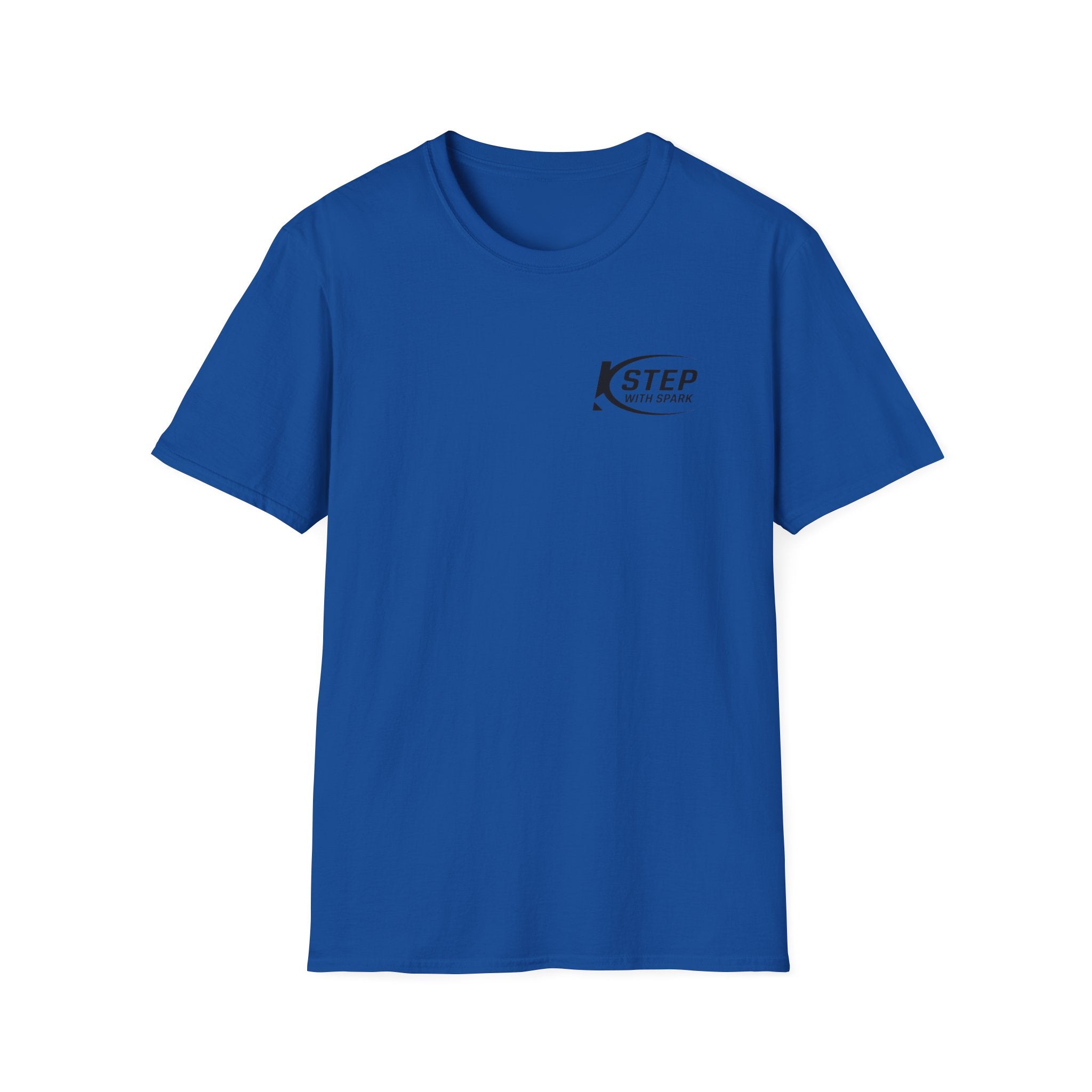 Step With Spark Logo T-Shirt — Minimal Athletic Casual Tee