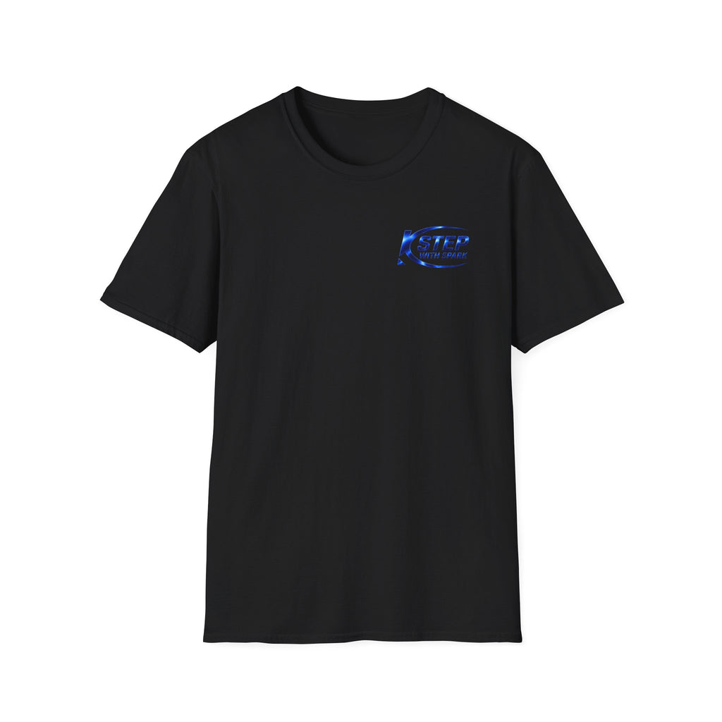 Step With Spark Logo T-Shirt — Minimal Motivational Tee