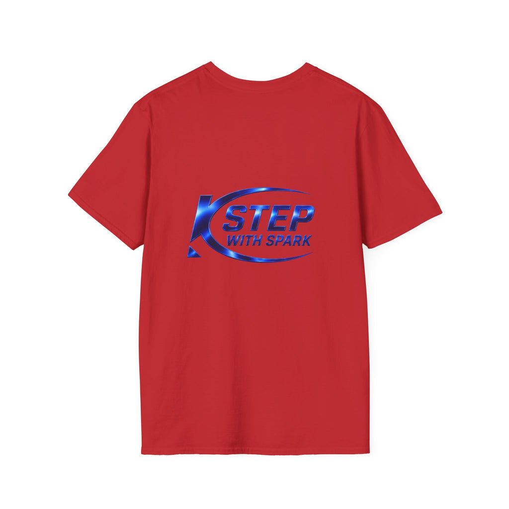 Step With Spark Logo T-Shirt — Minimal Motivational Tee