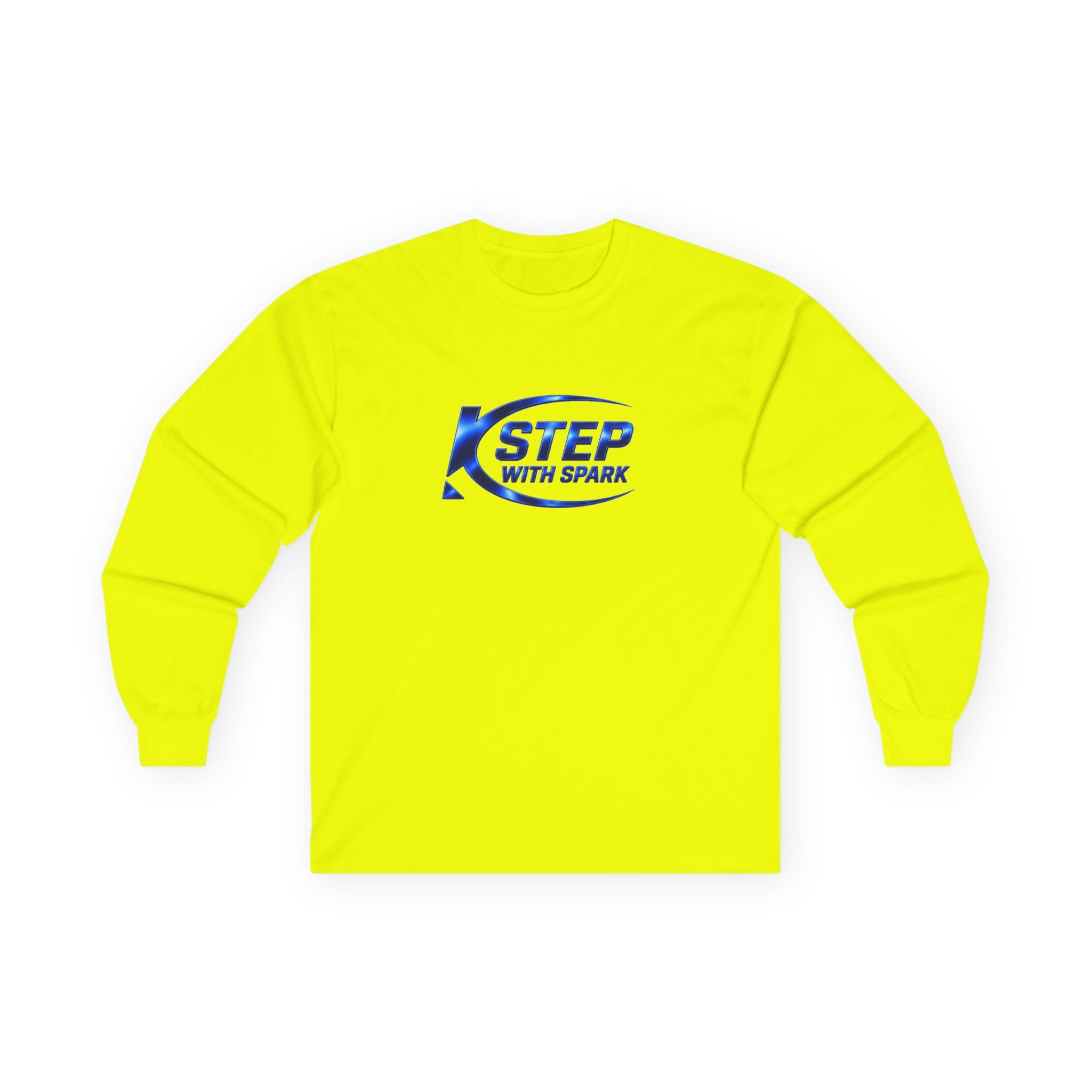 Long Sleeve Tee - "Step with Spark" Logo Athletic Casual