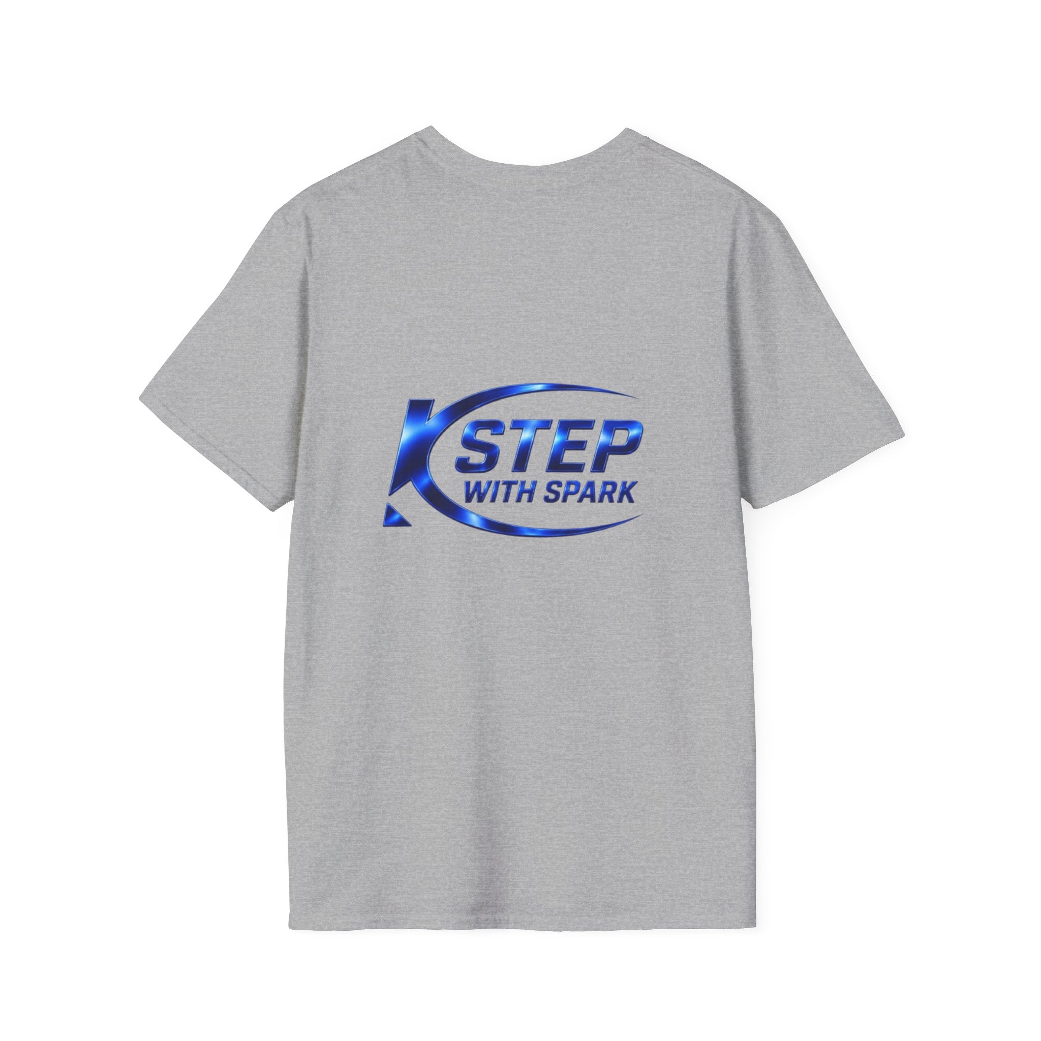 Step With Spark Logo T-Shirt — Minimal Motivational Tee