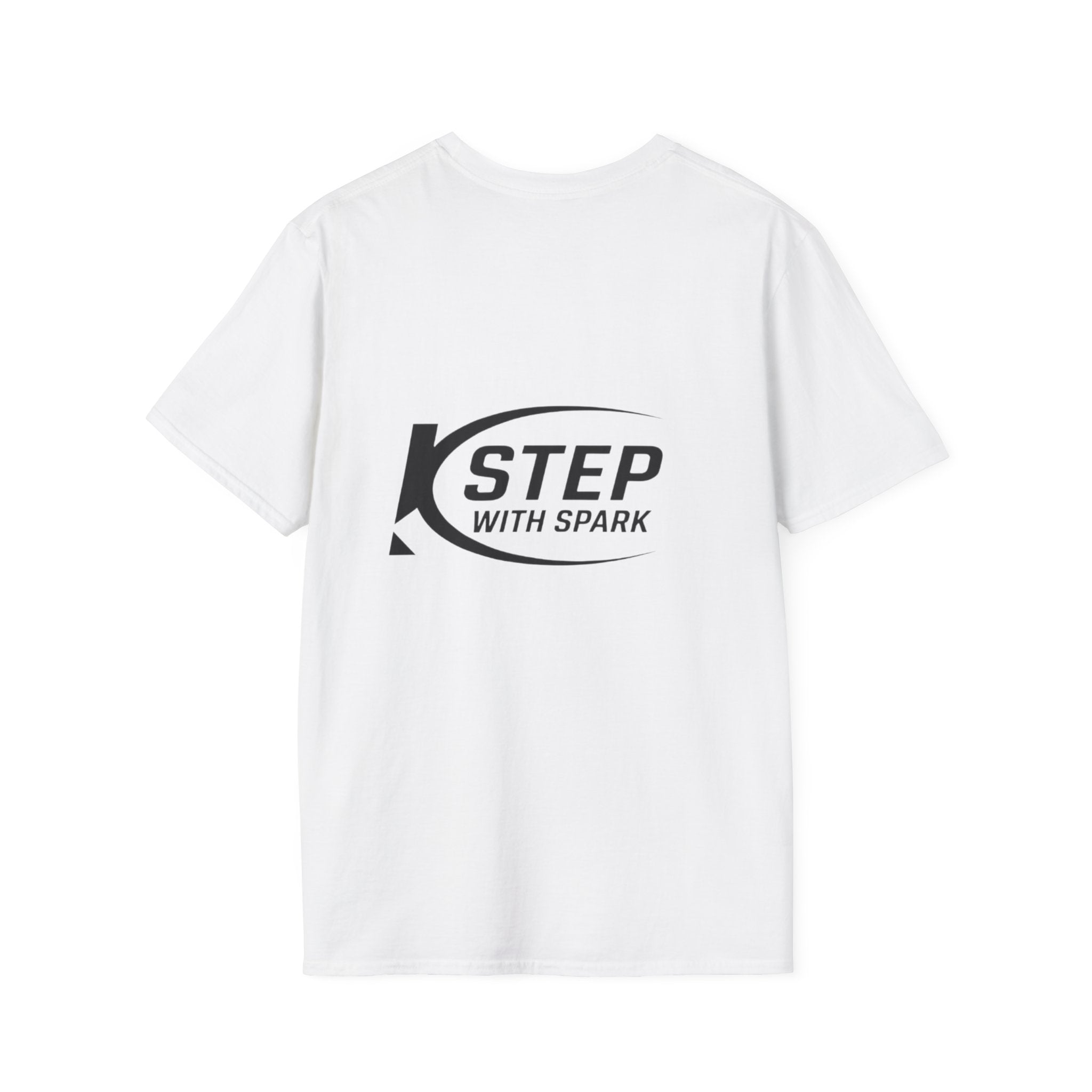 Step With Spark Logo T-Shirt — Minimal Athletic Casual Tee