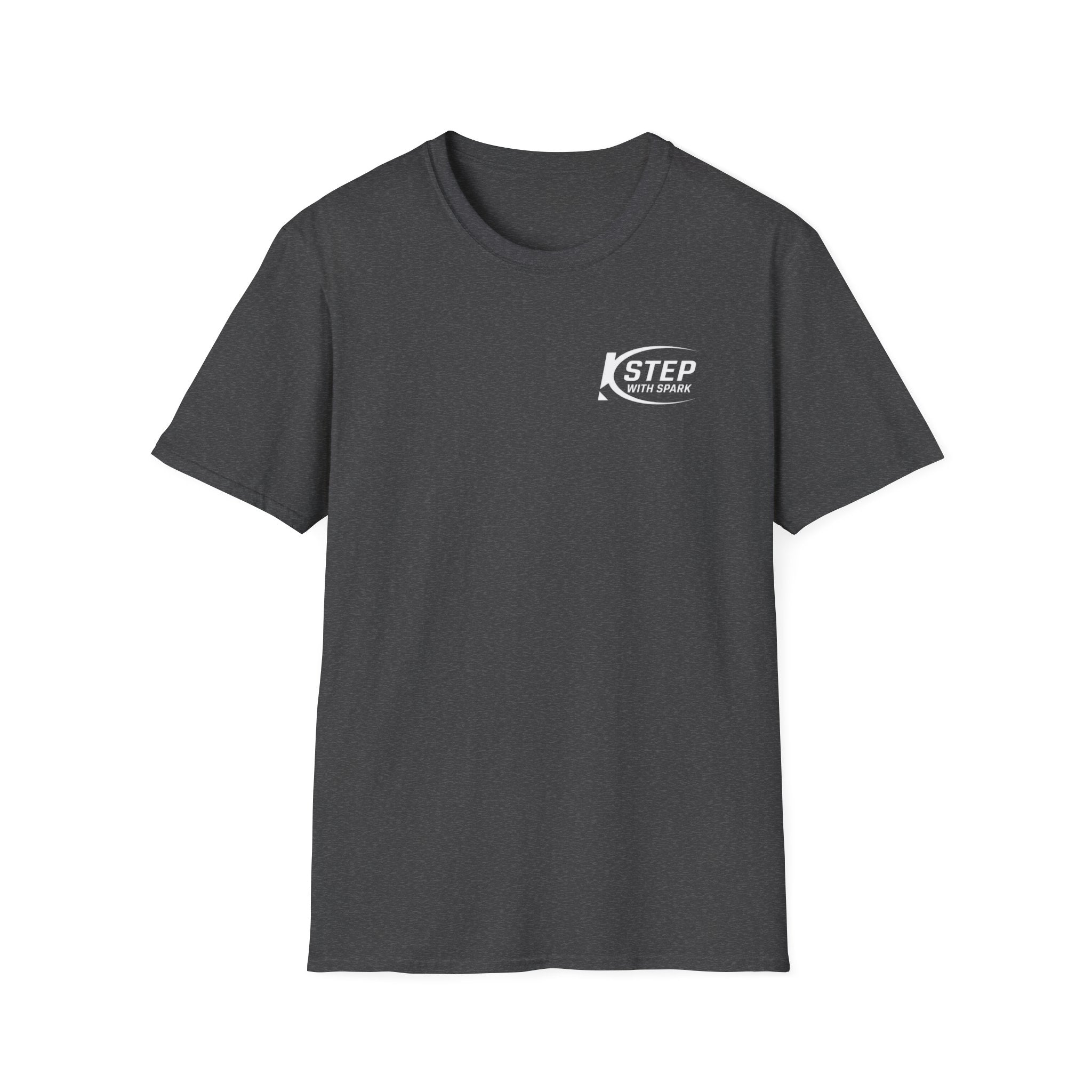 Step With Spark Logo T-Shirt — Motivational Casual Tee