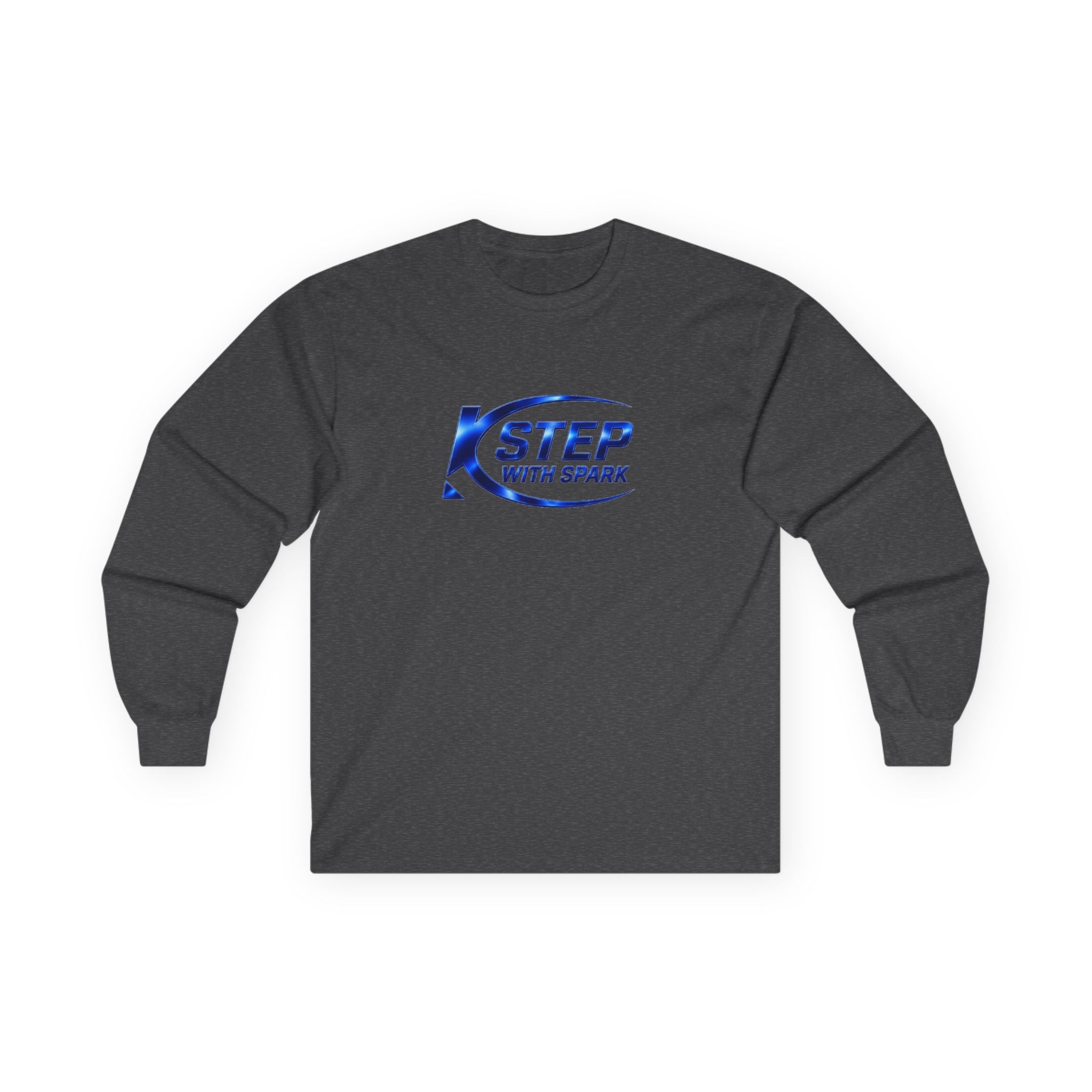 Long Sleeve Tee - "Step with Spark" Logo Athletic Casual