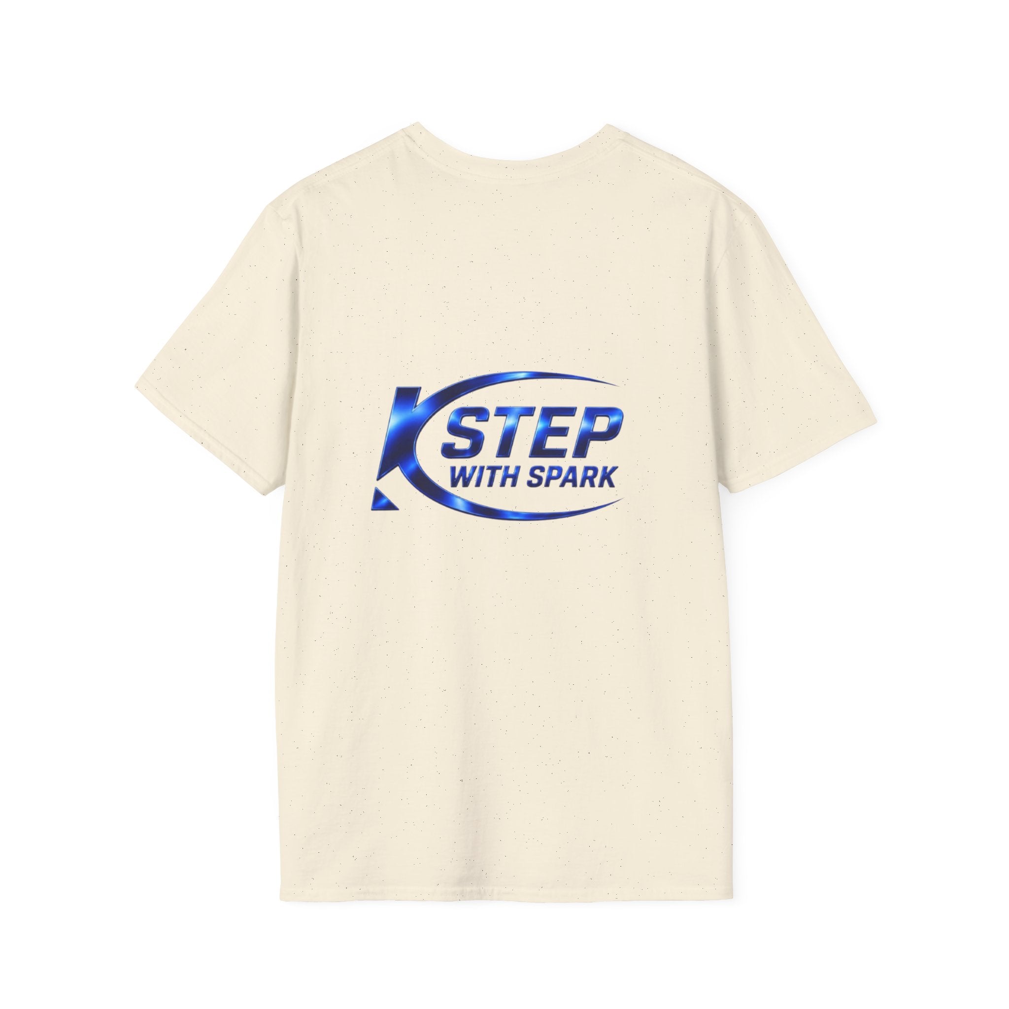 Step With Spark Logo T-Shirt — Minimal Motivational Tee