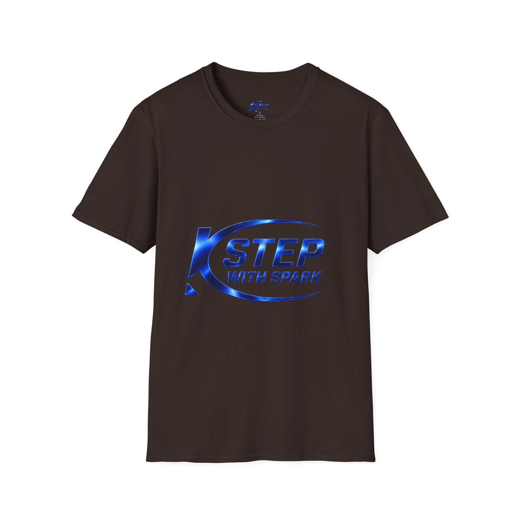 Step With Spark Logo T-Shirt — Motivational Athletic Crew Tee