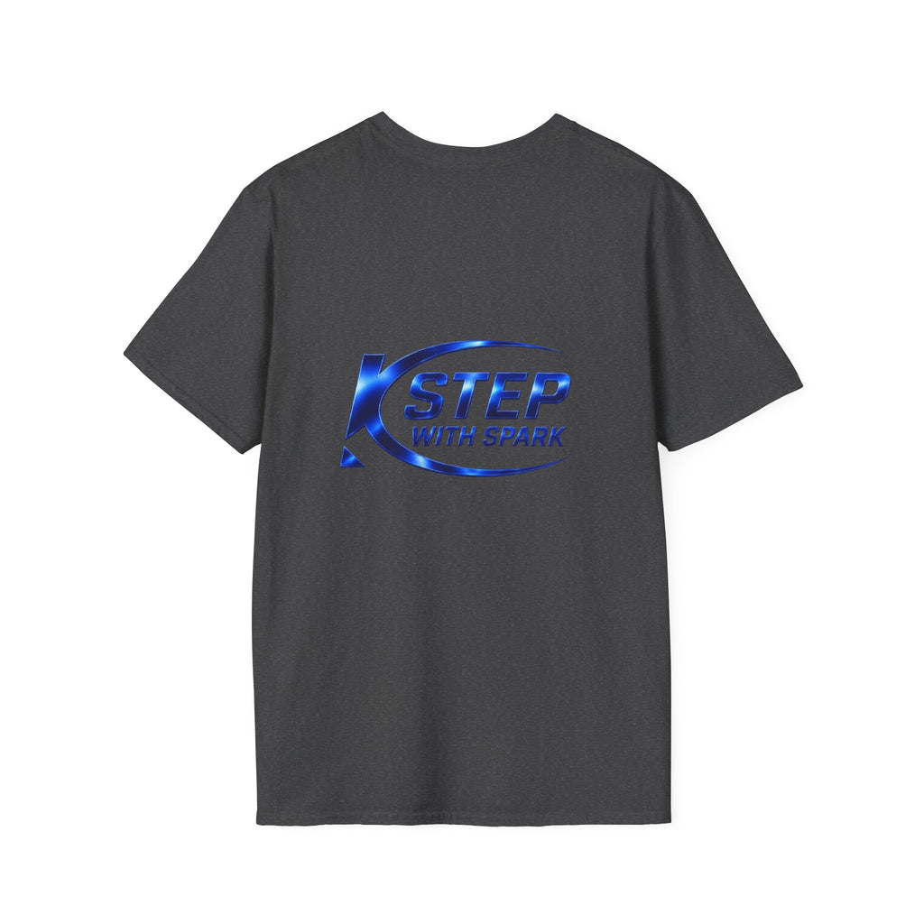 Step With Spark Logo T-Shirt — Minimal Motivational Tee