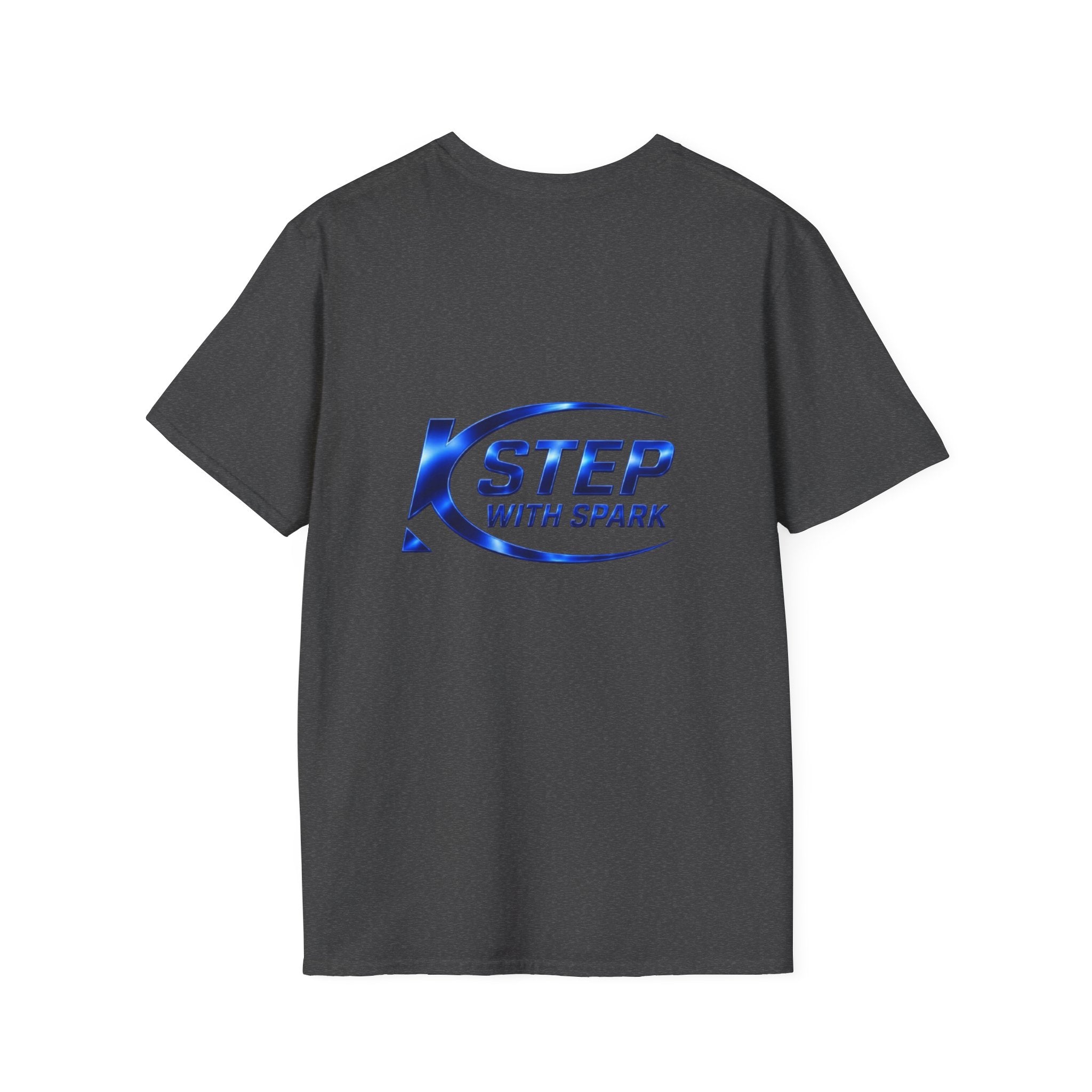 Step With Spark Logo T-Shirt — Minimal Motivational Tee