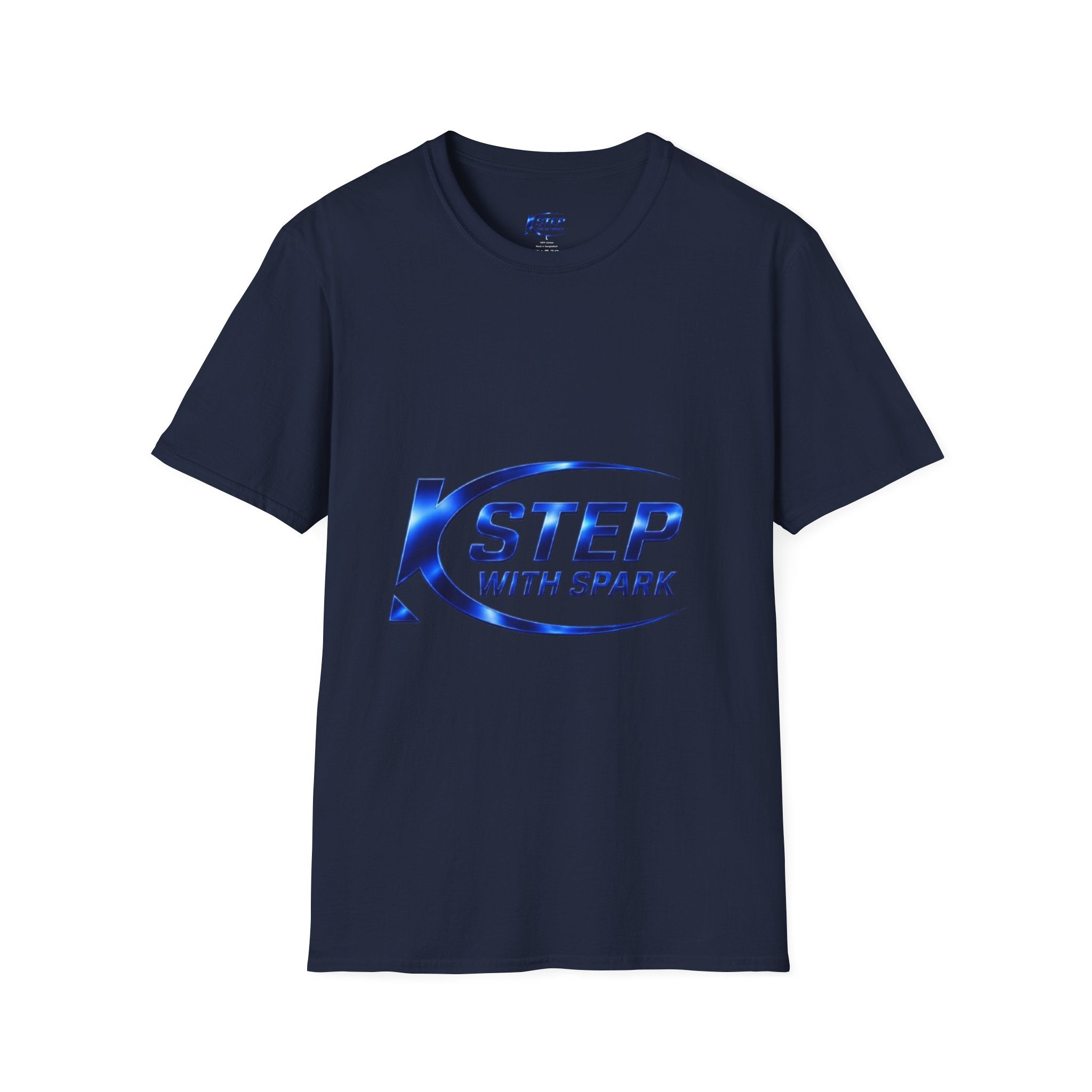 Step With Spark Logo T-Shirt — Motivational Athletic Crew Tee