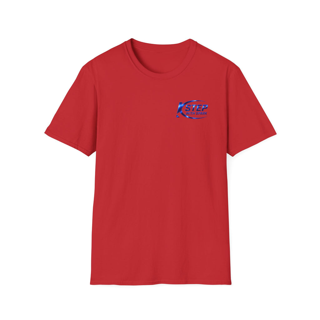Step With Spark Logo T-Shirt — Minimal Motivational Tee