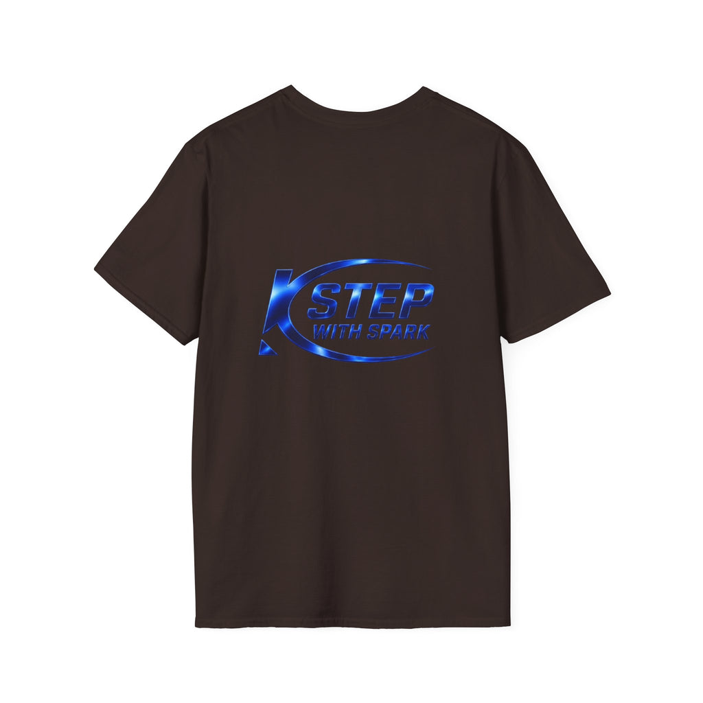 Step With Spark Logo T-Shirt — Minimal Motivational Tee