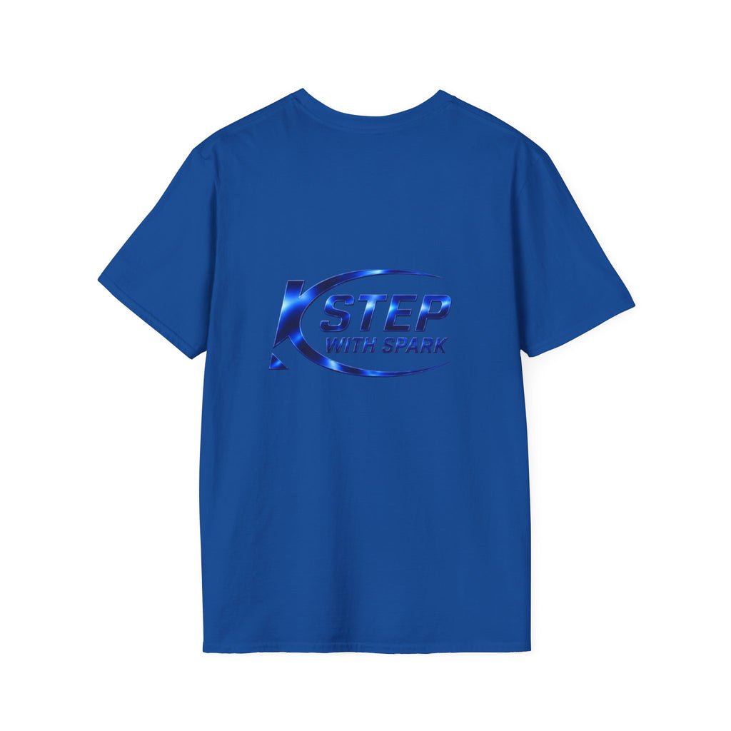 Step With Spark Logo T-Shirt — Minimal Motivational Tee