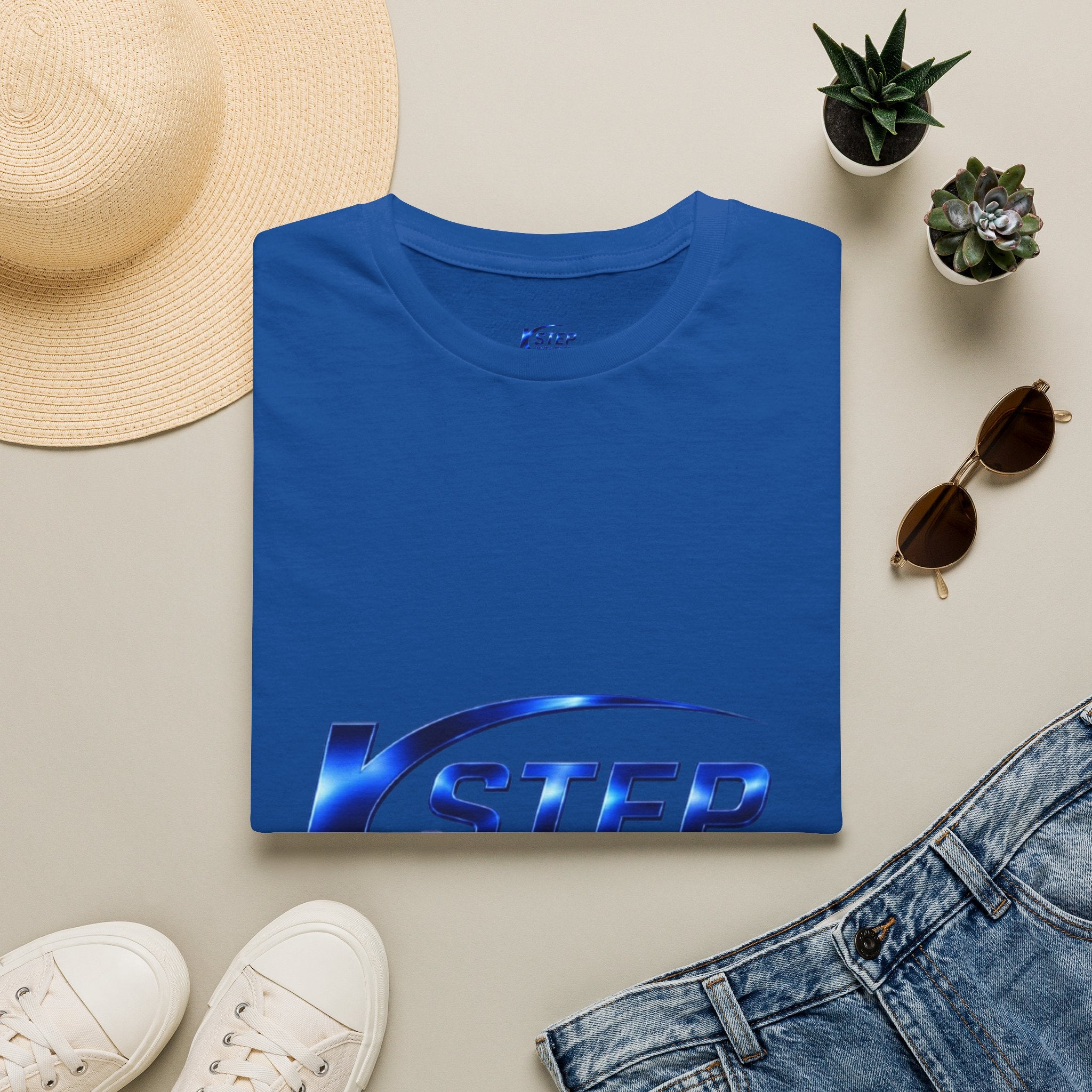 Step With Spark Logo T-Shirt — Motivational Athletic Crew Tee