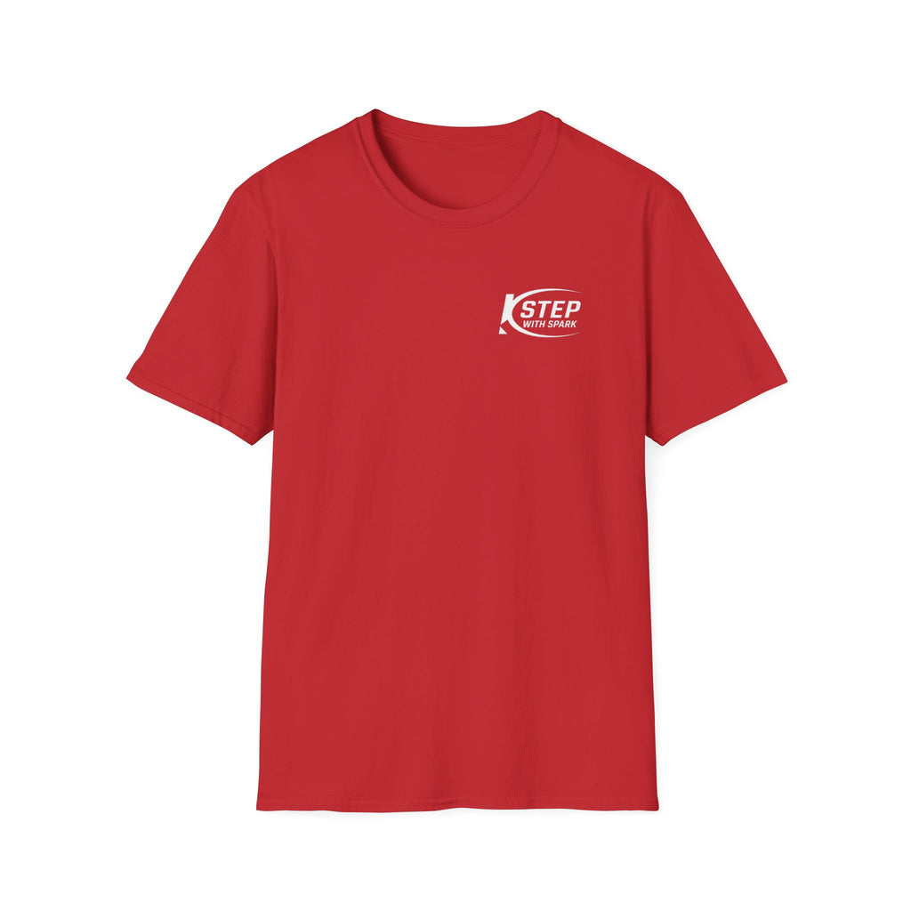 Step With Spark Logo T-Shirt — Motivational Casual Tee