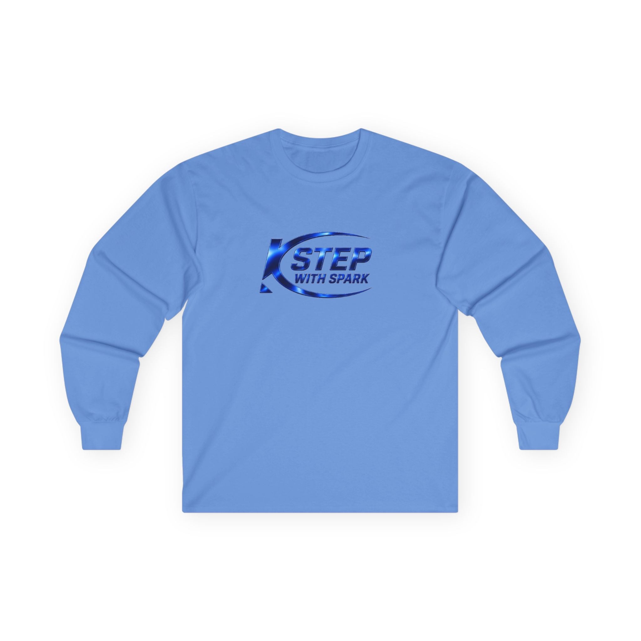 Long Sleeve Tee - "Step with Spark" Logo Athletic Casual