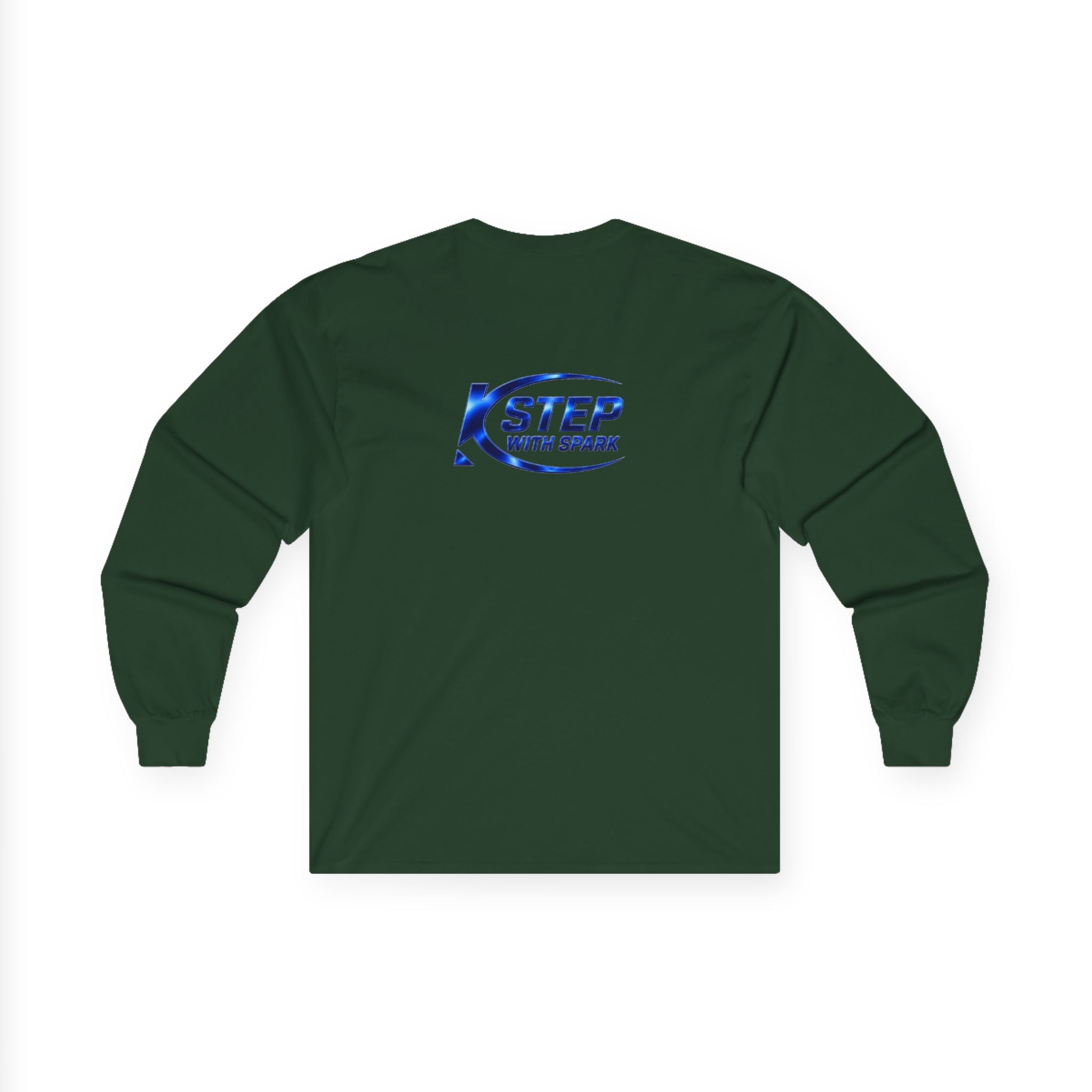 Long Sleeve Tee - "Step with Spark" Logo Athletic Casual