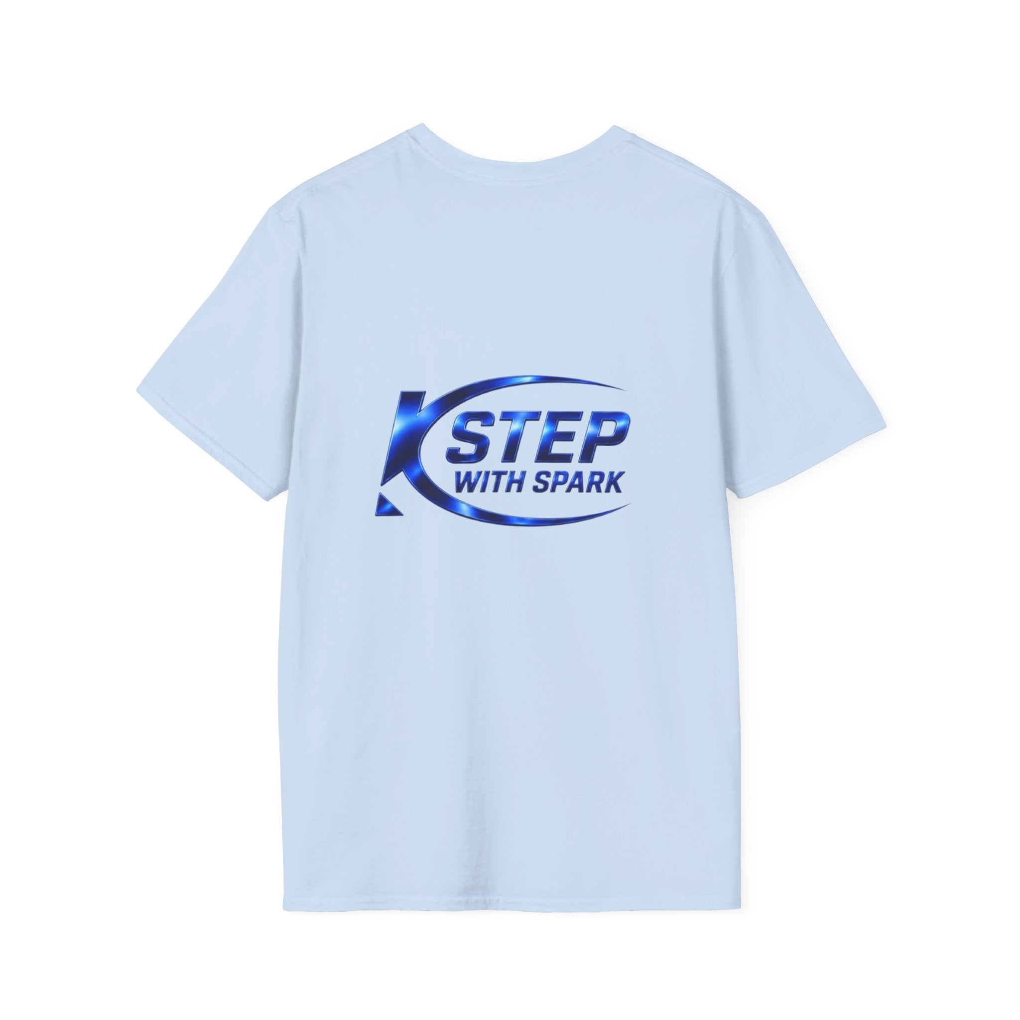 Step With Spark Logo T-Shirt — Minimal Motivational Tee