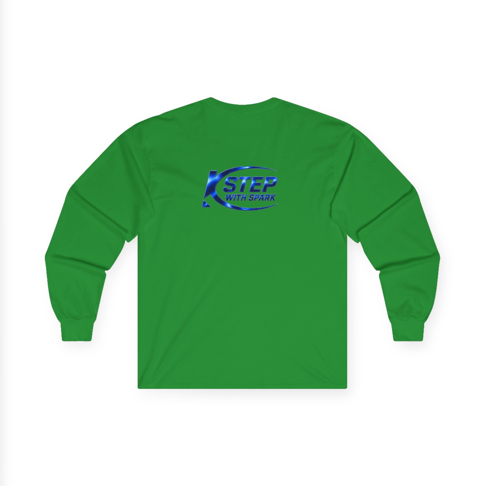 Long Sleeve Tee - "Step with Spark" Logo Athletic Casual
