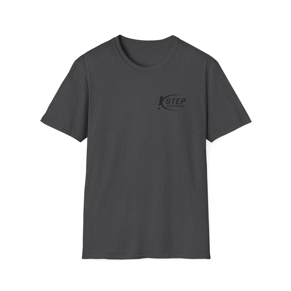 Step With Spark Logo T-Shirt — Minimal Athletic Casual Tee